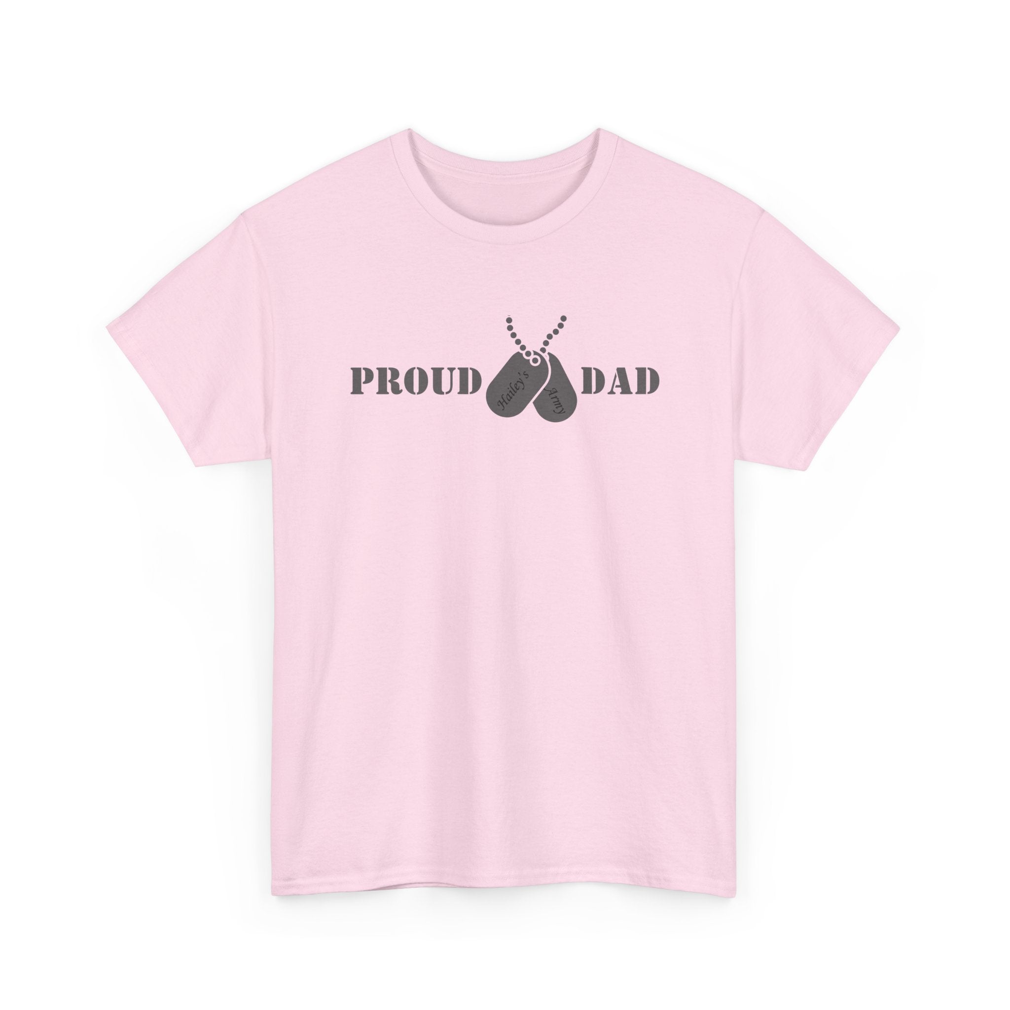 Proud Dad Dog Tag Tee