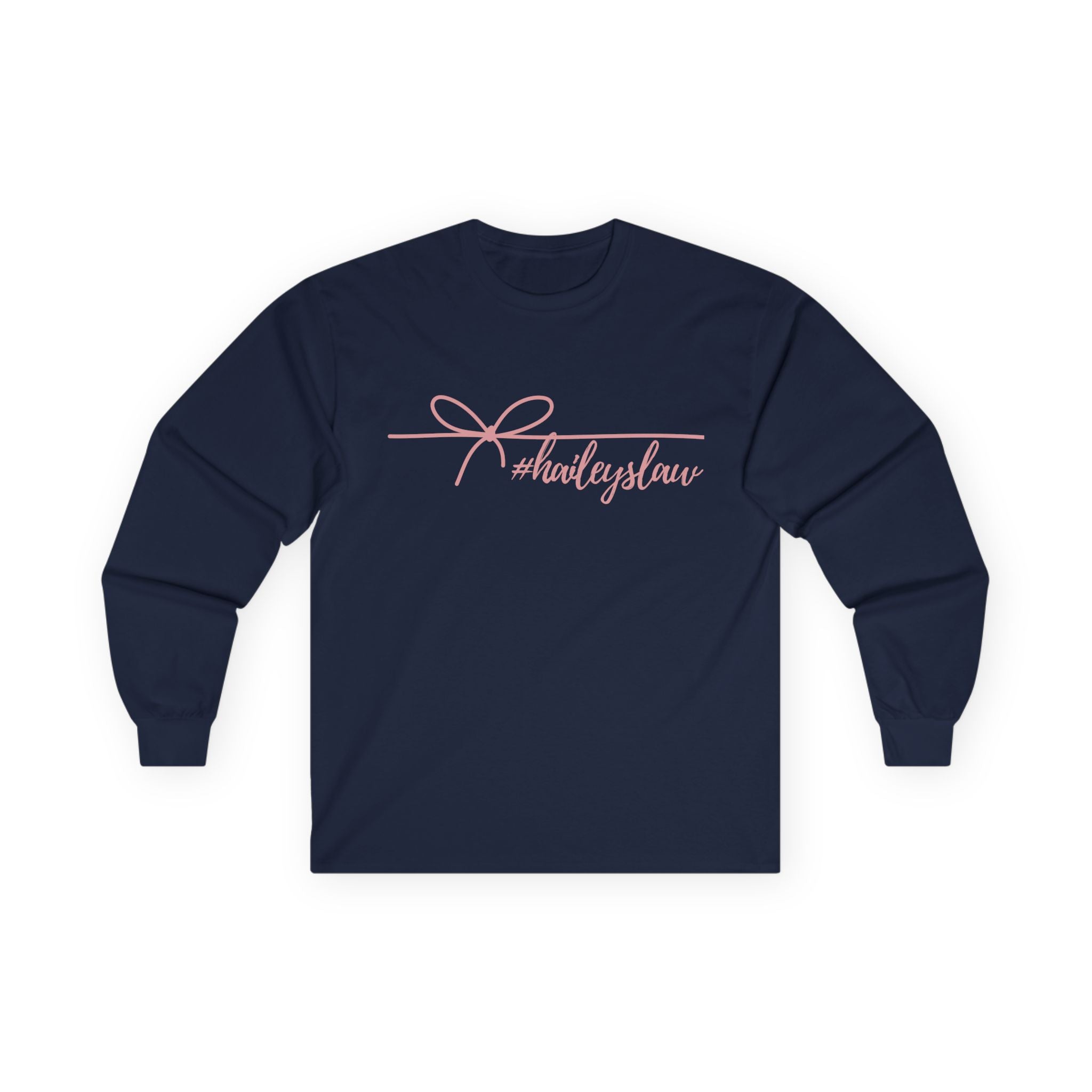 Hailey's Law Signature Script Long Sleeve Tee