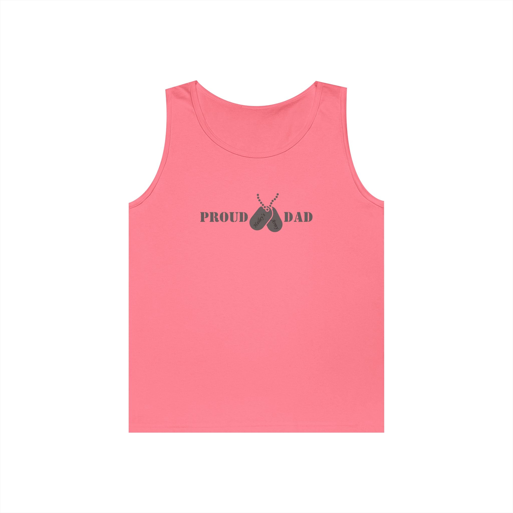 Proud Dad Dog Tag Tank