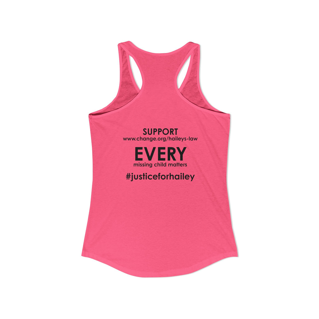 Hailey's Law Awareness Racerback Tank