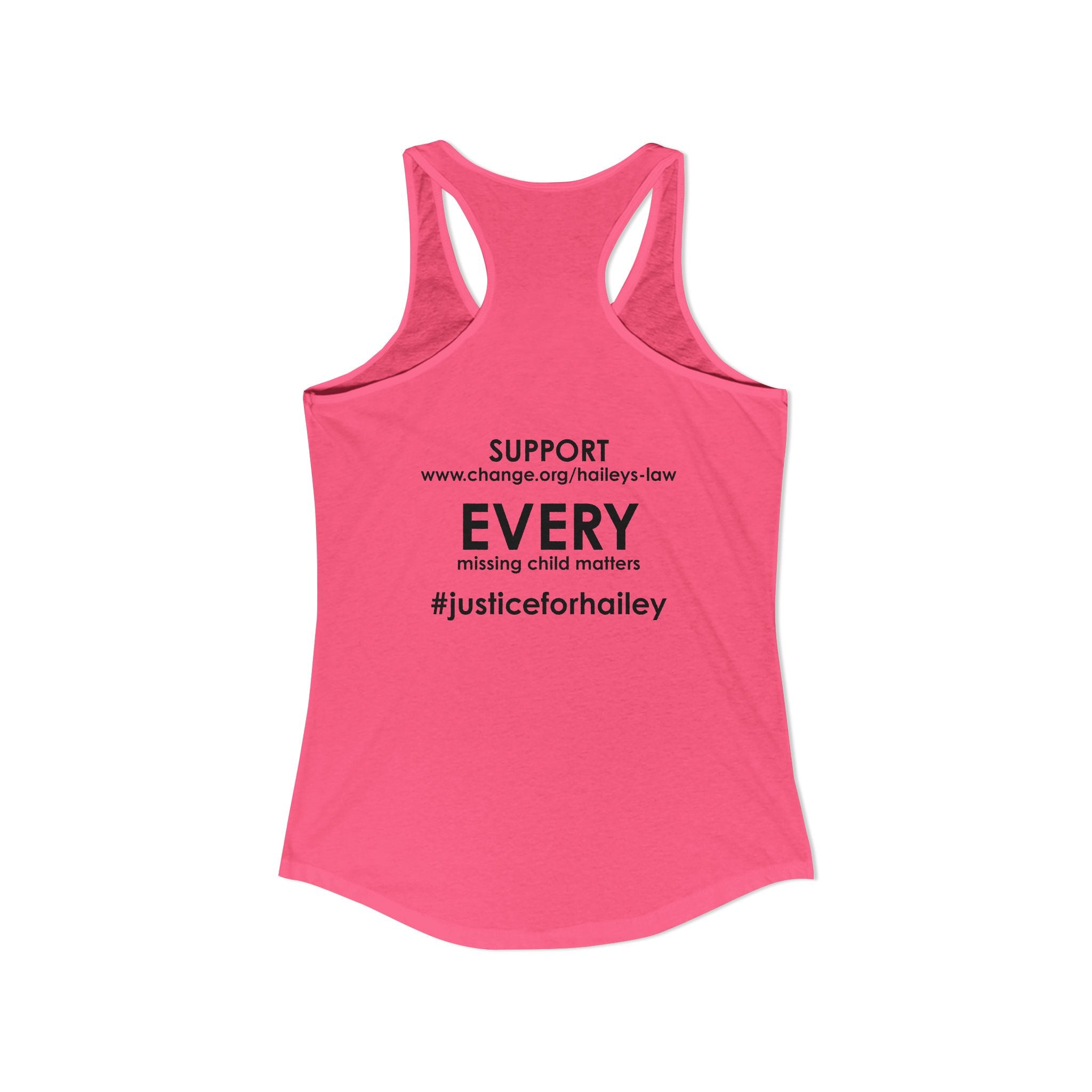 Hailey's Law Awareness Racerback Tank
