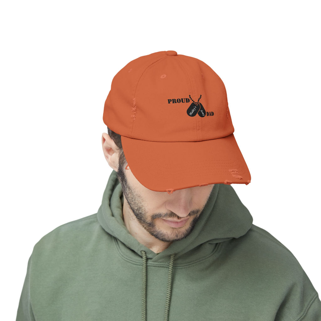 Proud Dad Dog Tag Hat