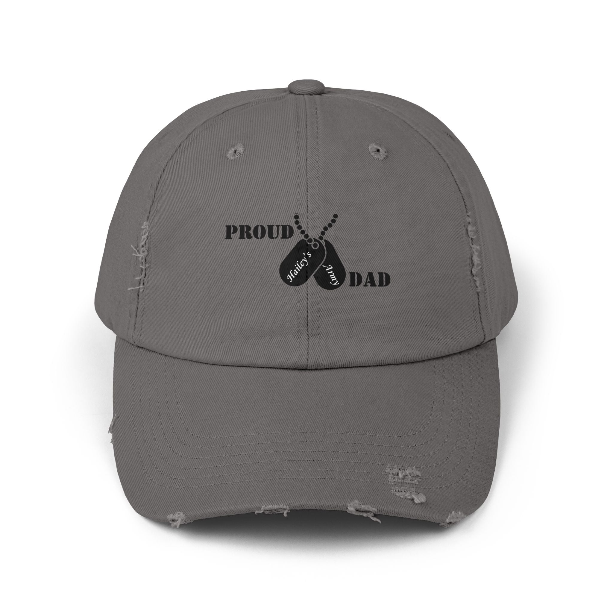 Proud Dad Dog Tag Hat