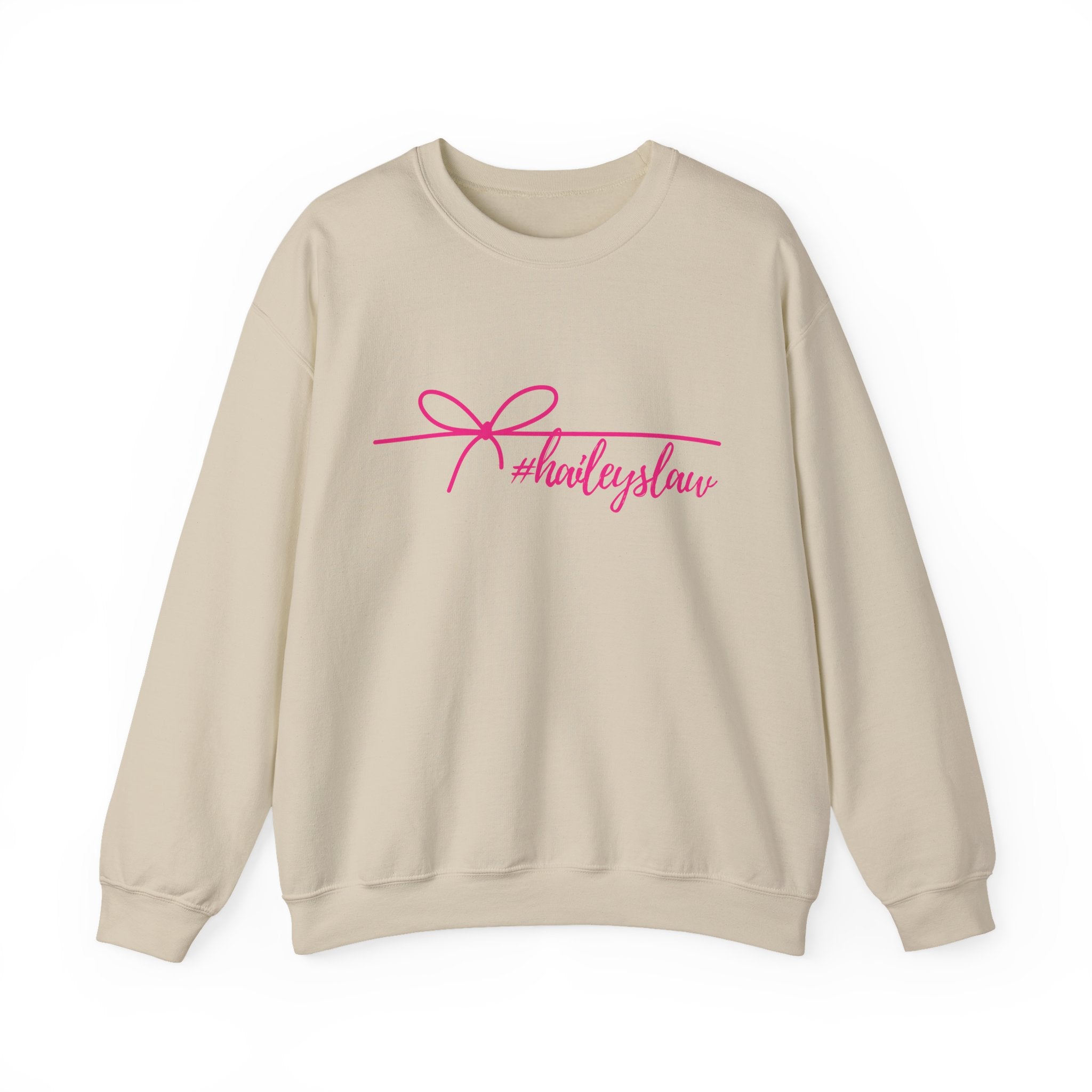 Hailey's Law Signature Script Crewneck Sweatshirt