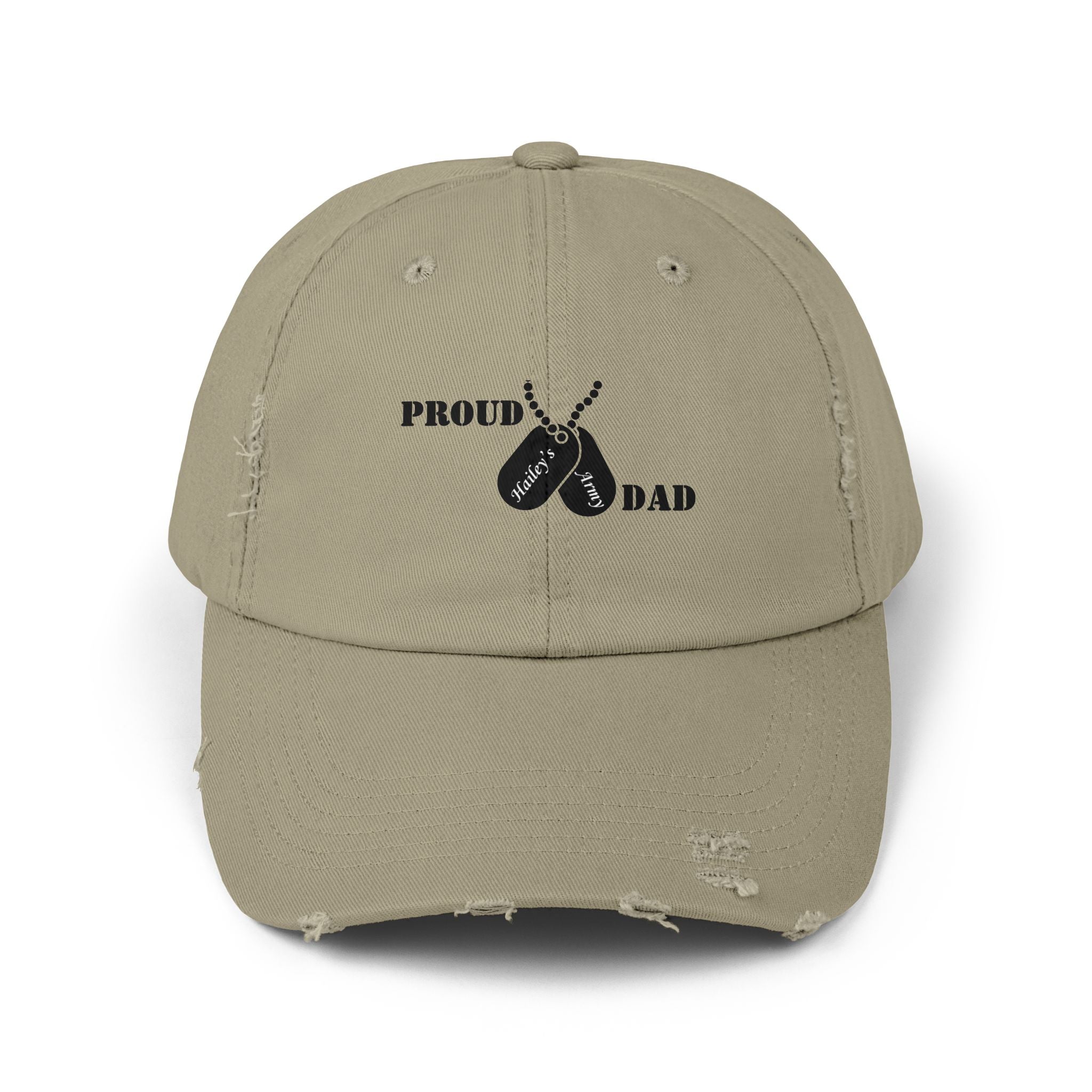 Proud Dad Dog Tag Hat