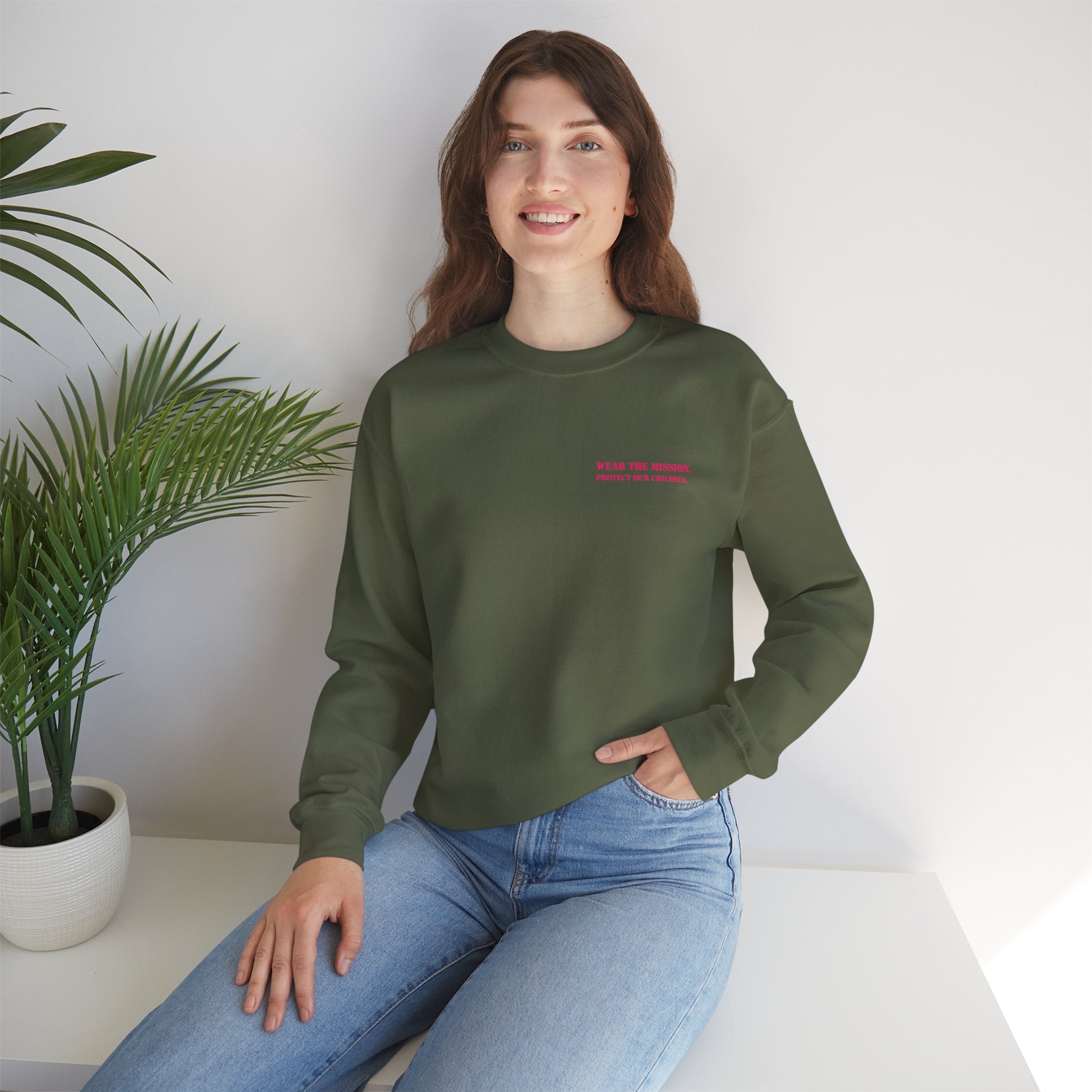 Wear the Mission Crewneck Sweatshirt