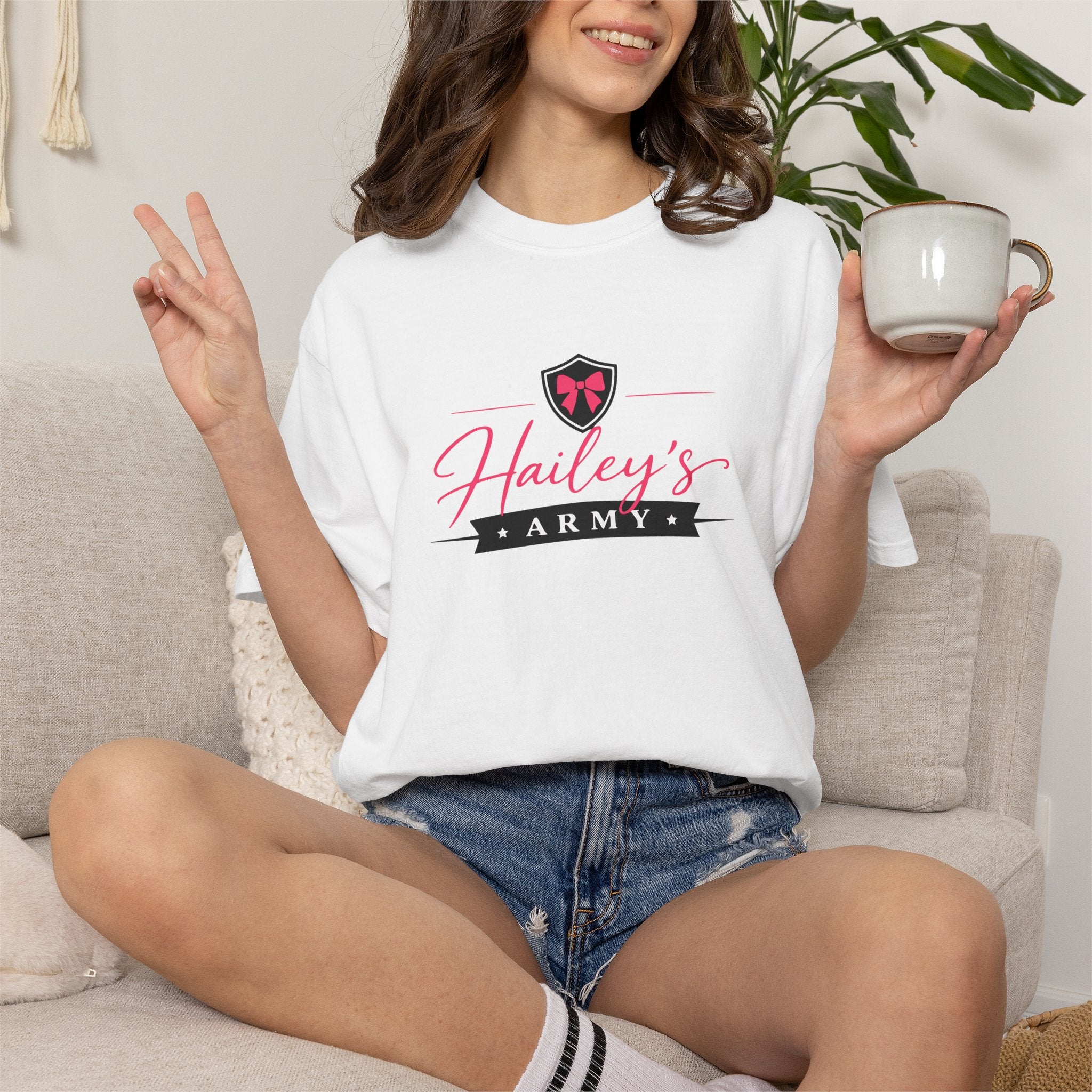 Hailey’s Army Logo Tee