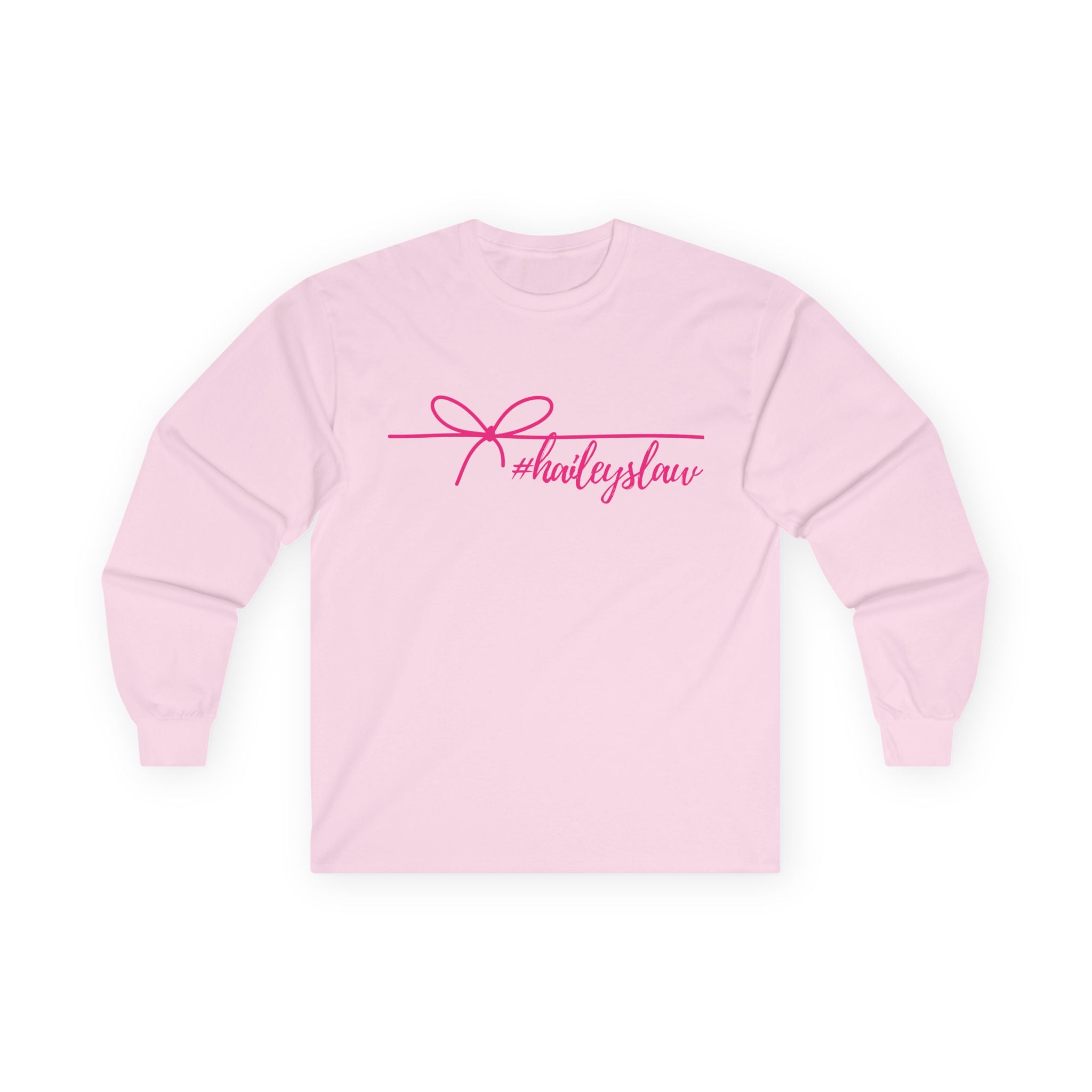 Hailey's Law Signature Script Long Sleeve Tee