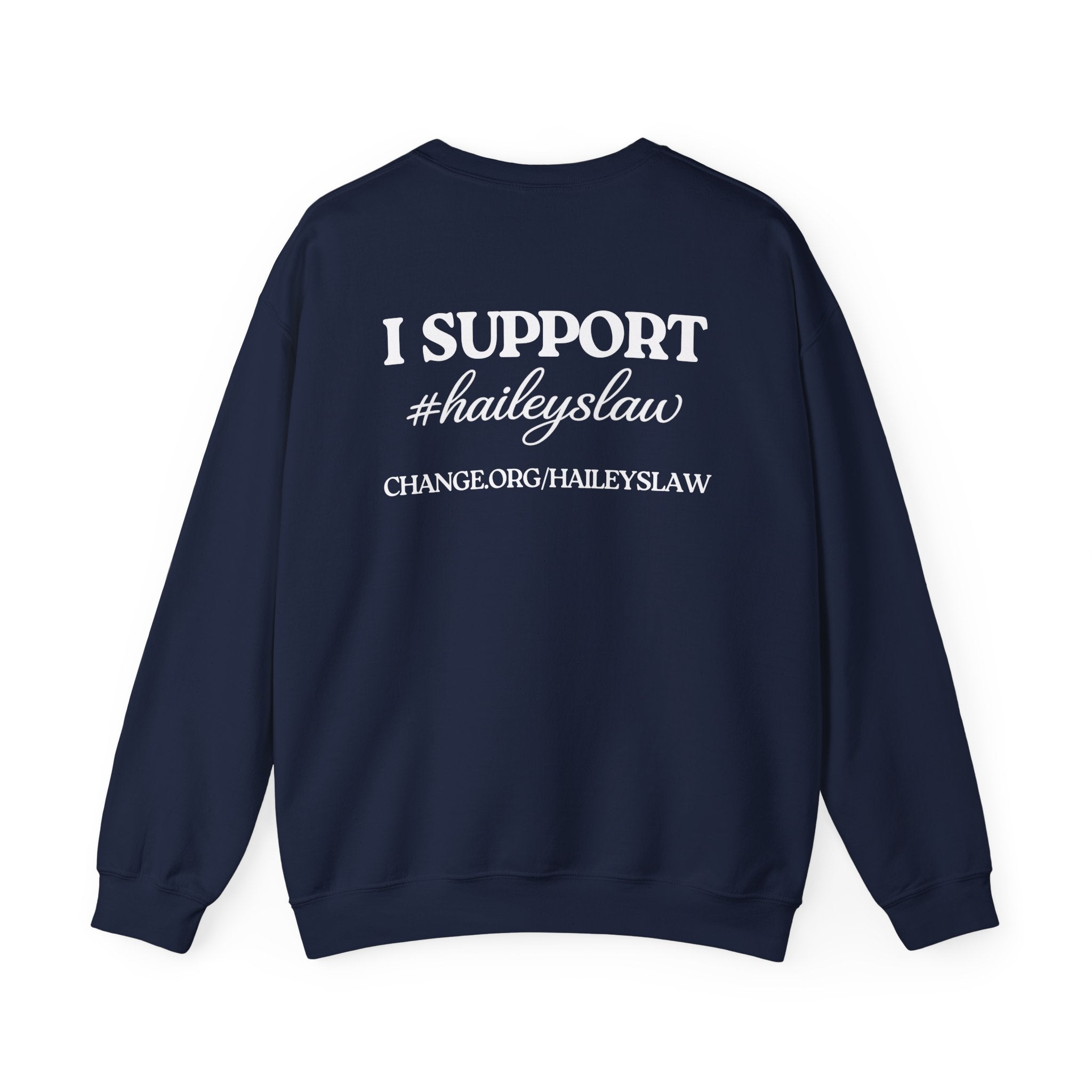 Hailey’s Army Dog Tag Crewneck Sweatshirt