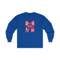 Hailey's Army Cheer/Gymnastics Bow Long Sleeve Tee