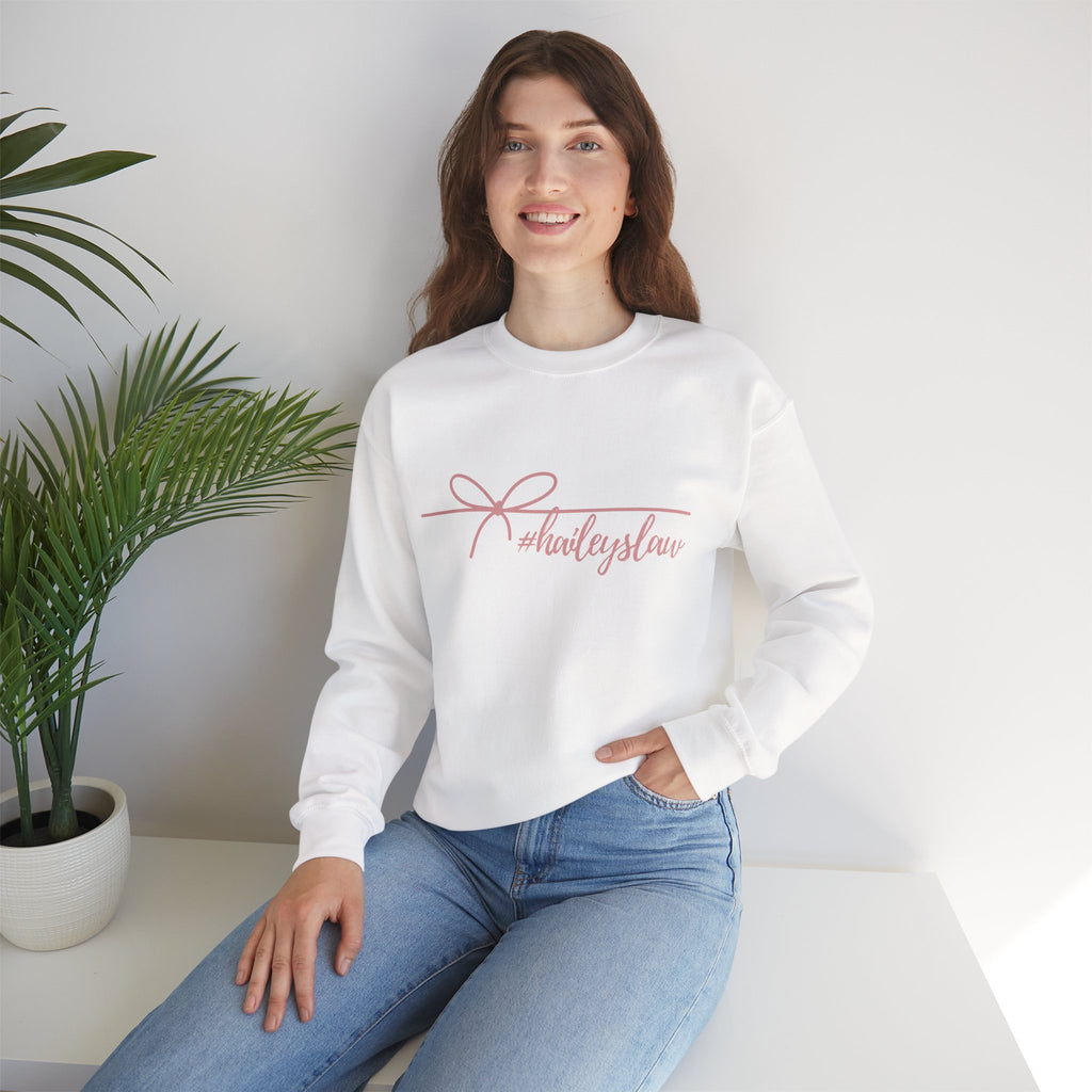 Hailey's Law Signature Script Crewneck Sweatshirt