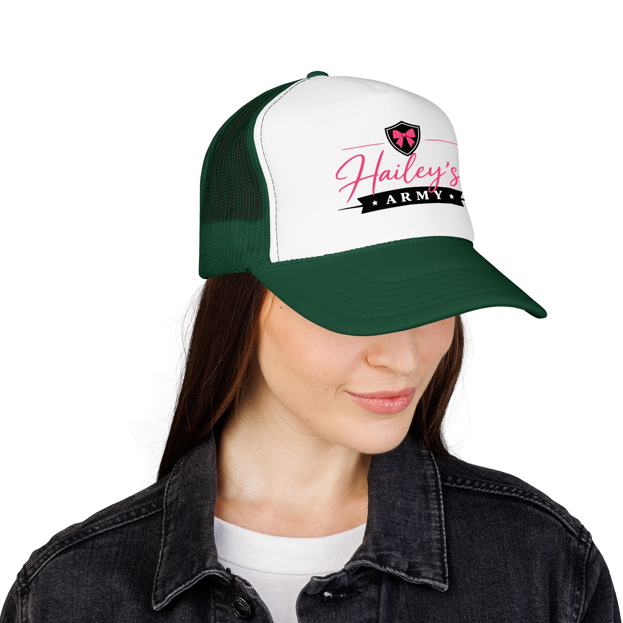 Hailey's Army Trucker Cap