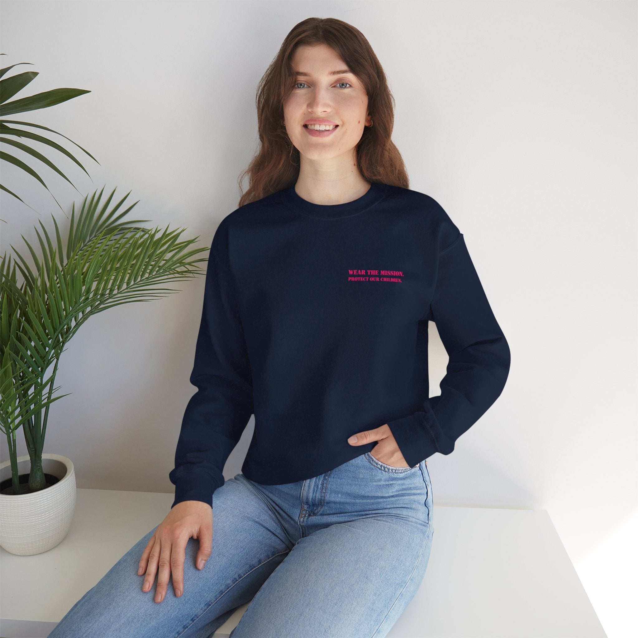 Wear the Mission Crewneck Sweatshirt