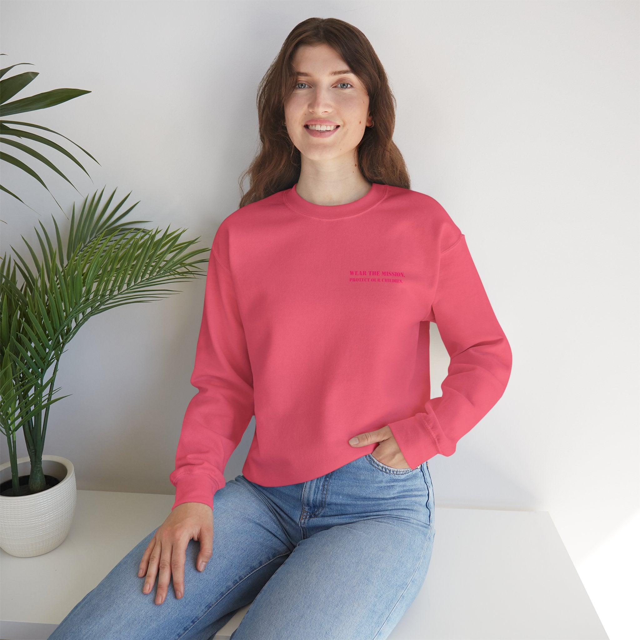 Wear the Mission Crewneck Sweatshirt