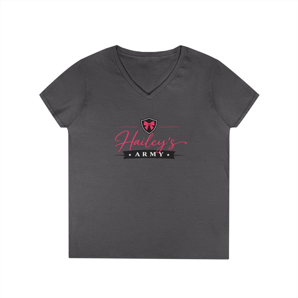 Hailey's Army Logo V-Neck Tee