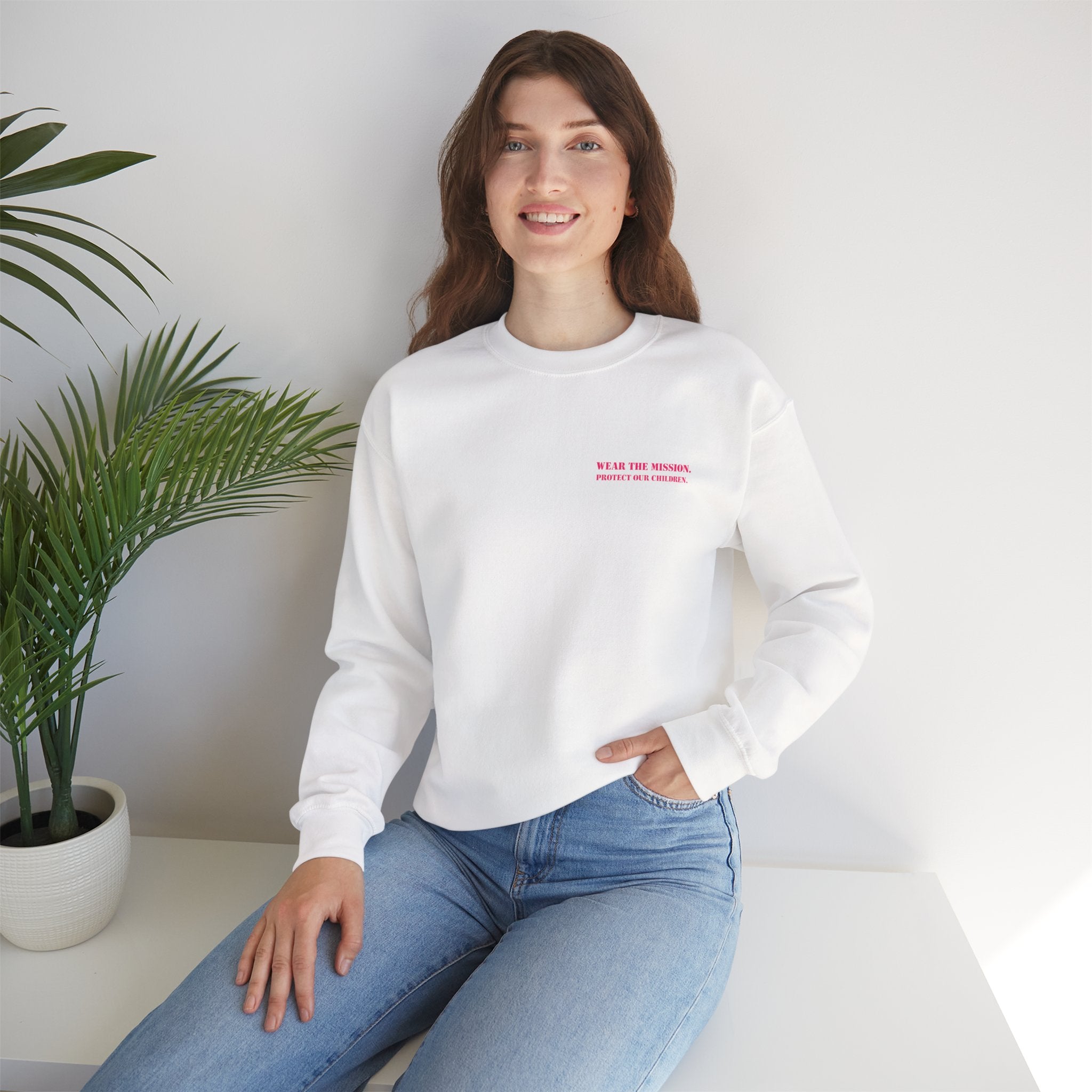 Wear the Mission Crewneck Sweatshirt