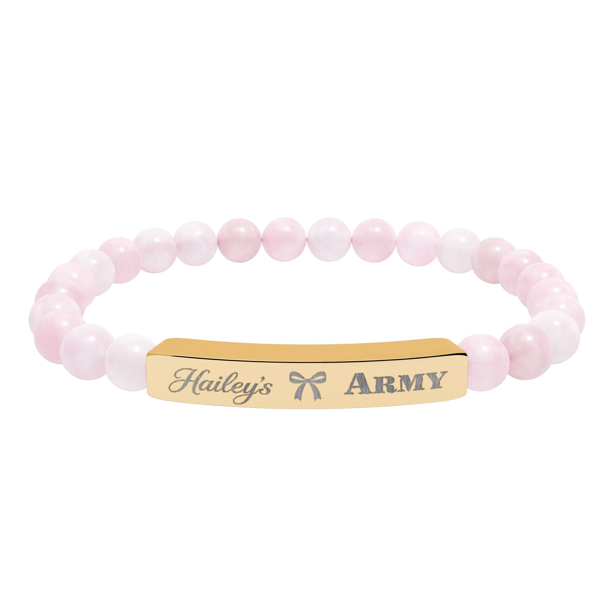 Hailey's Army Beaded Bracelet