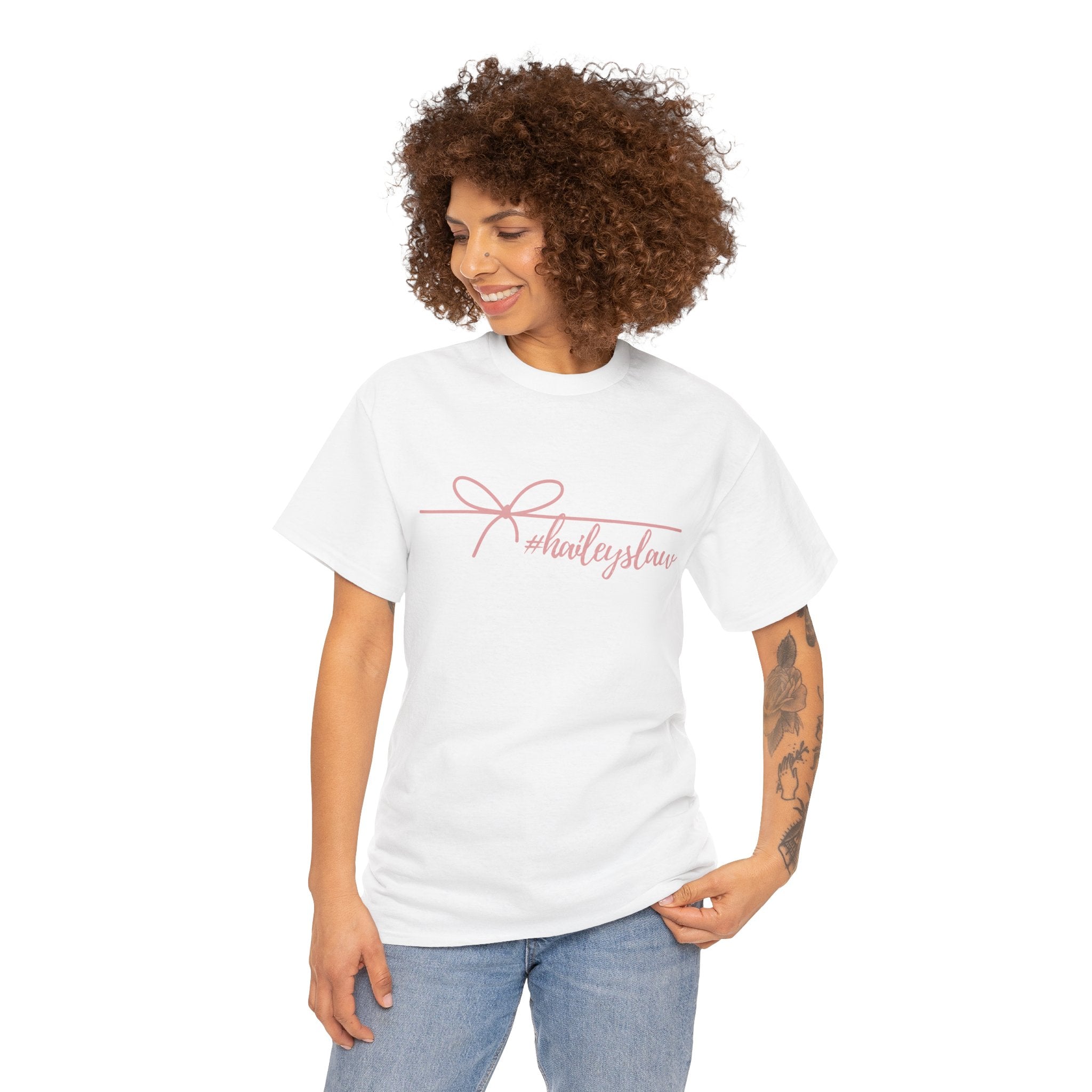 Hailey's Law Signature Script Tee