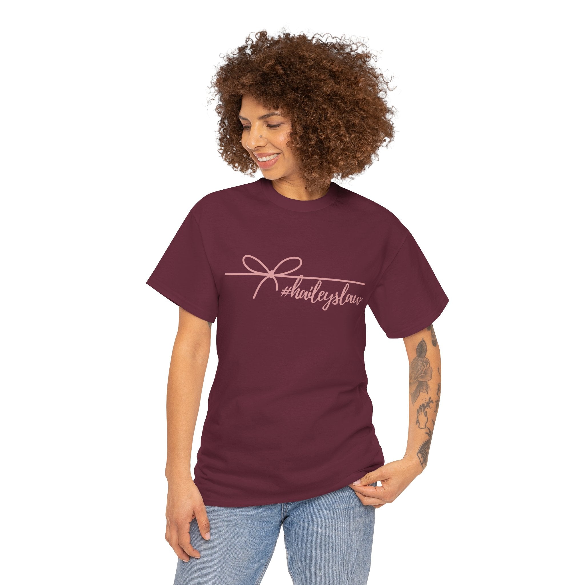 Hailey's Law Signature Script Tee