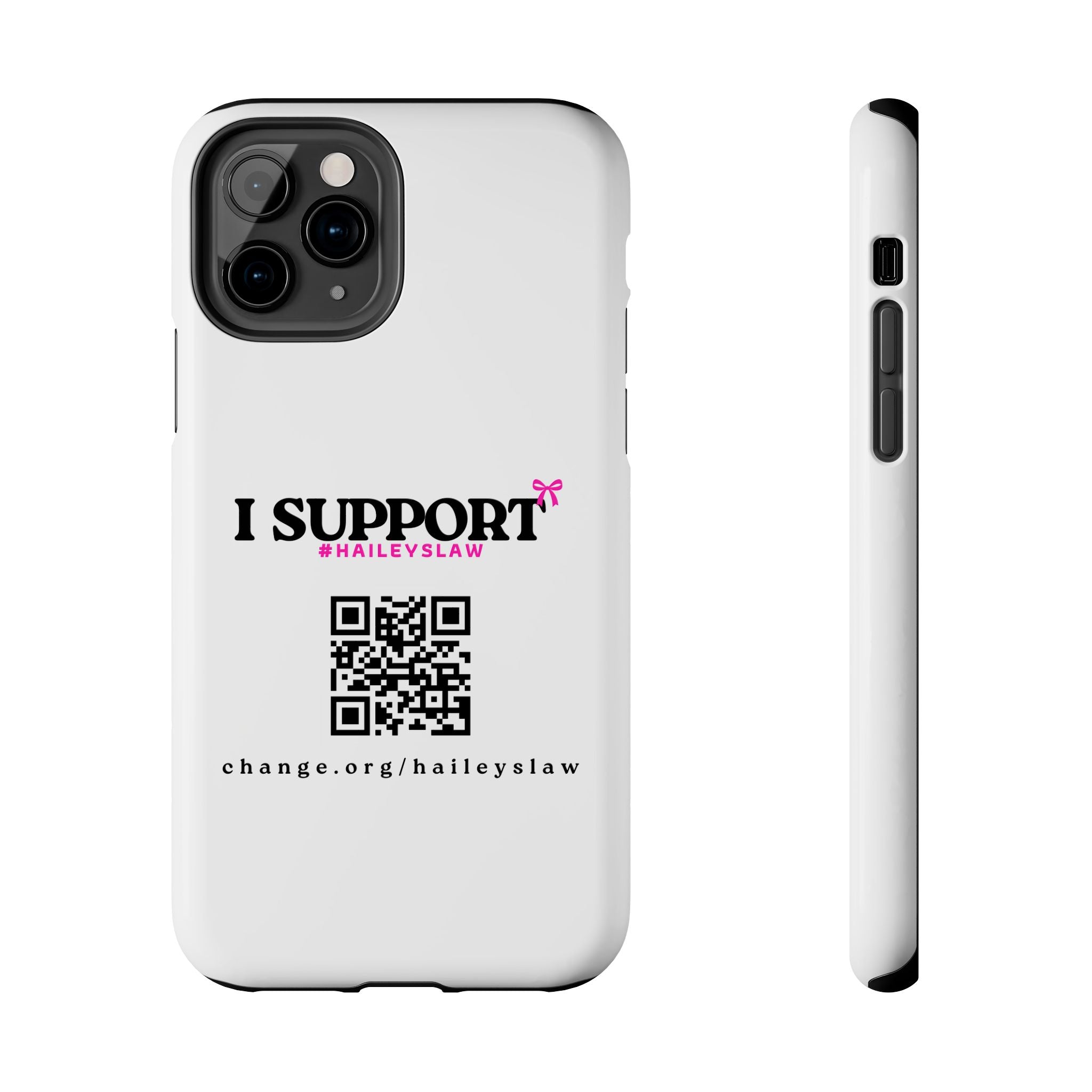 Support Hailey's Law Phone Case - QR Petition