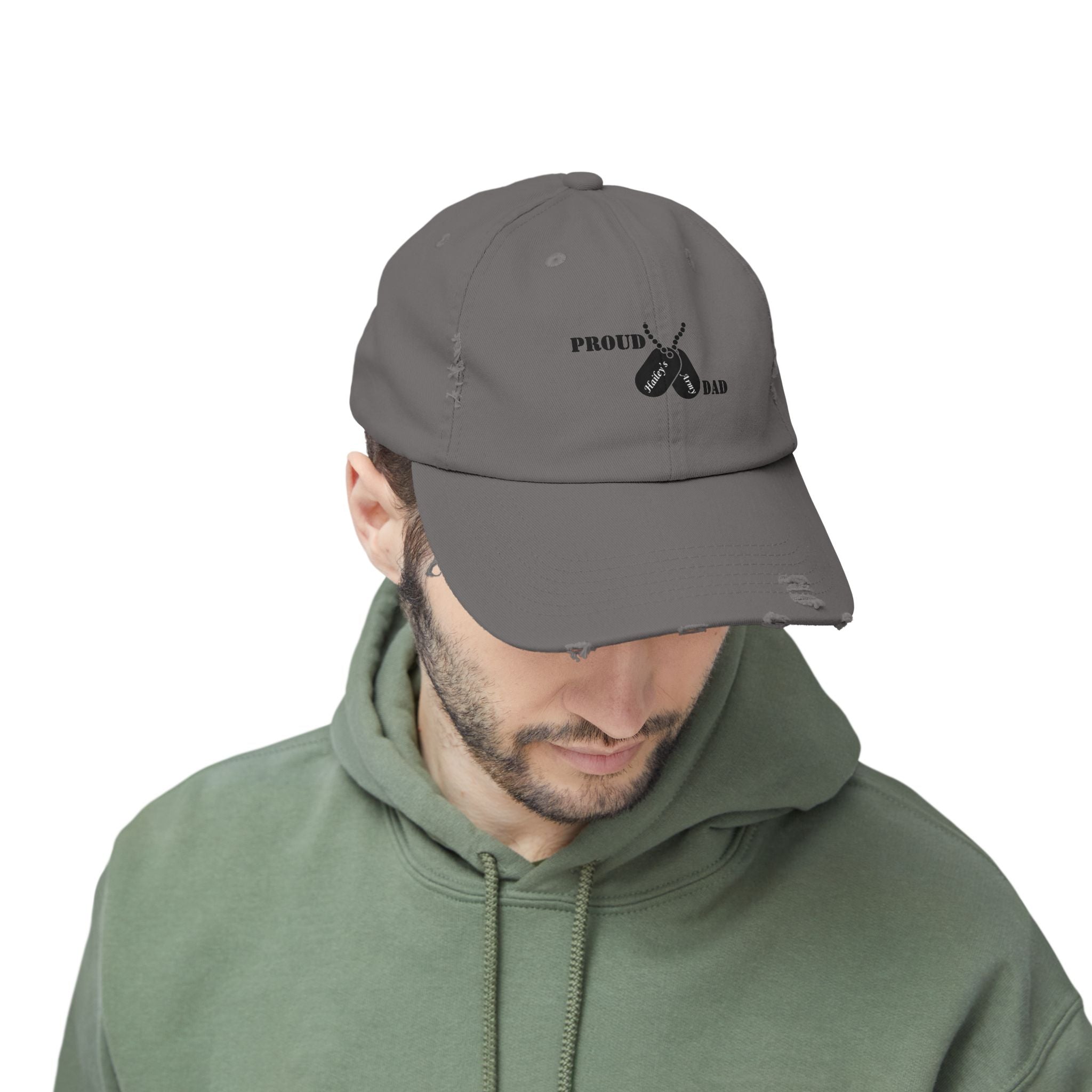 Proud Dad Dog Tag Hat