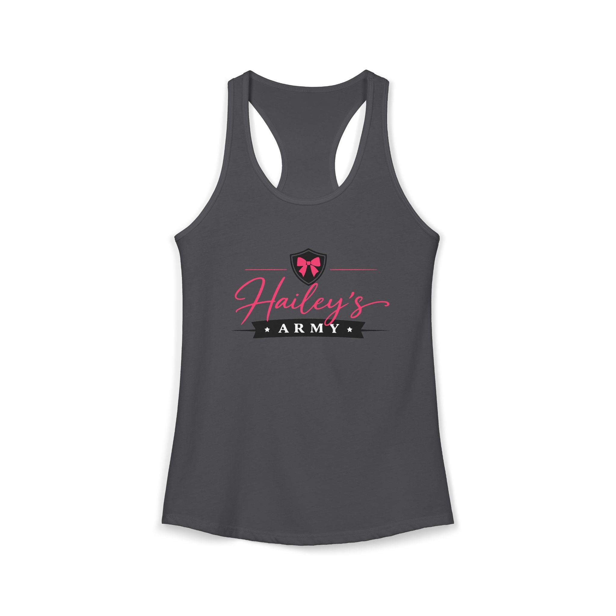 Hailey's Army Logo Racerback Tank