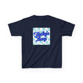 Hailey's Army Blue Retro Checkerboard Tee - YOUTH