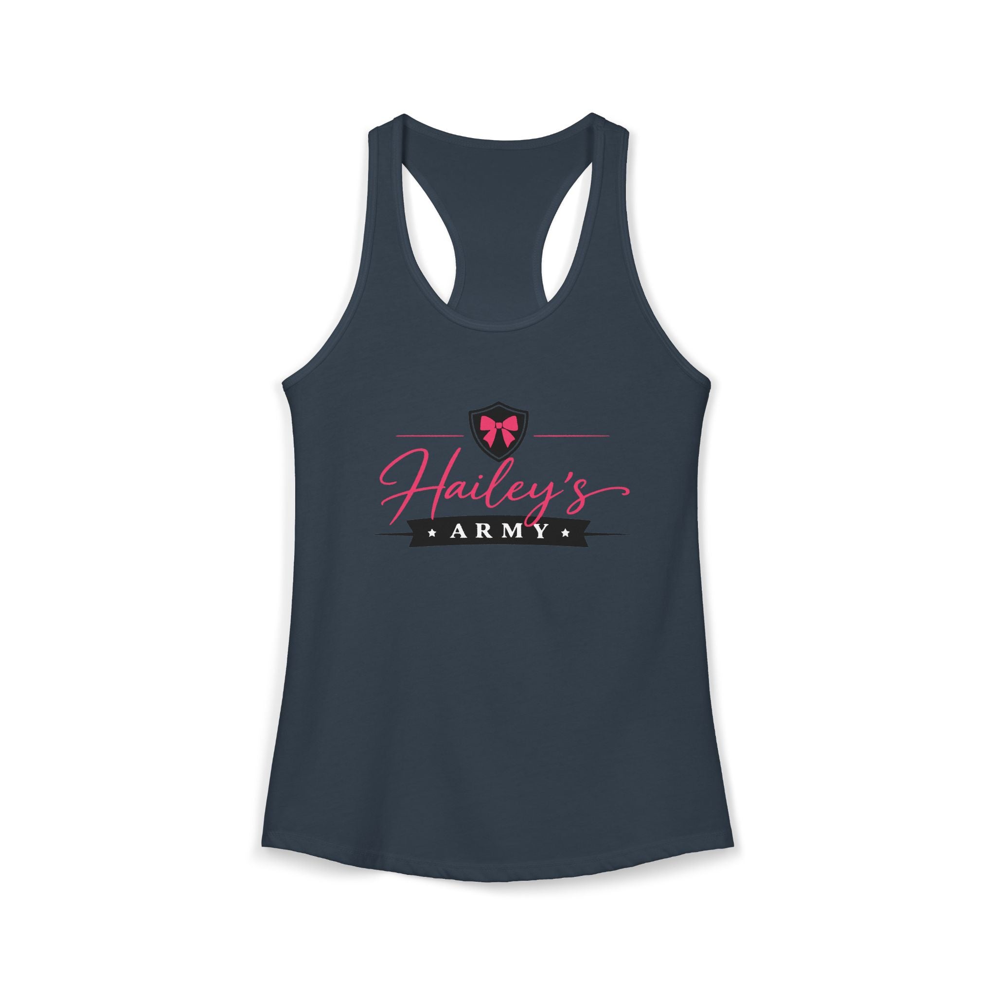 Hailey's Army Logo Racerback Tank