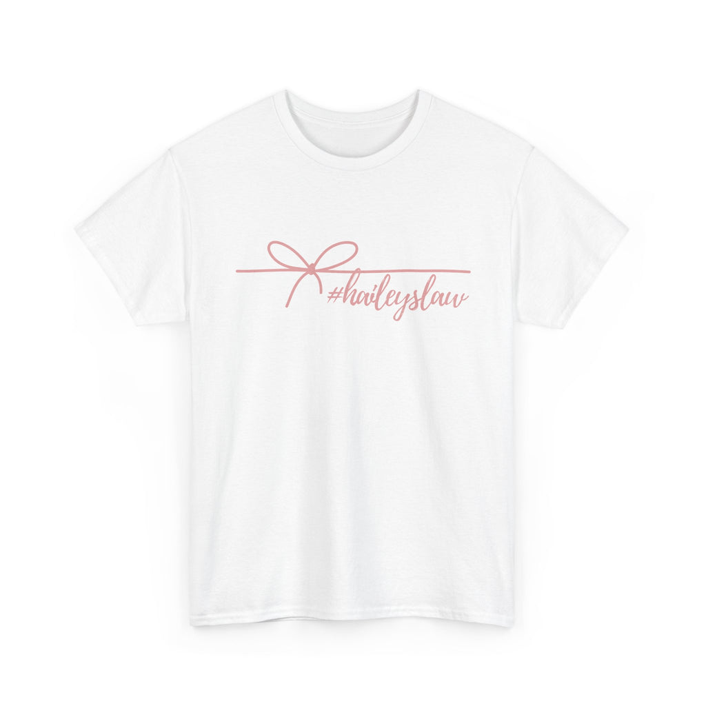 Hailey's Law Signature Script Tee