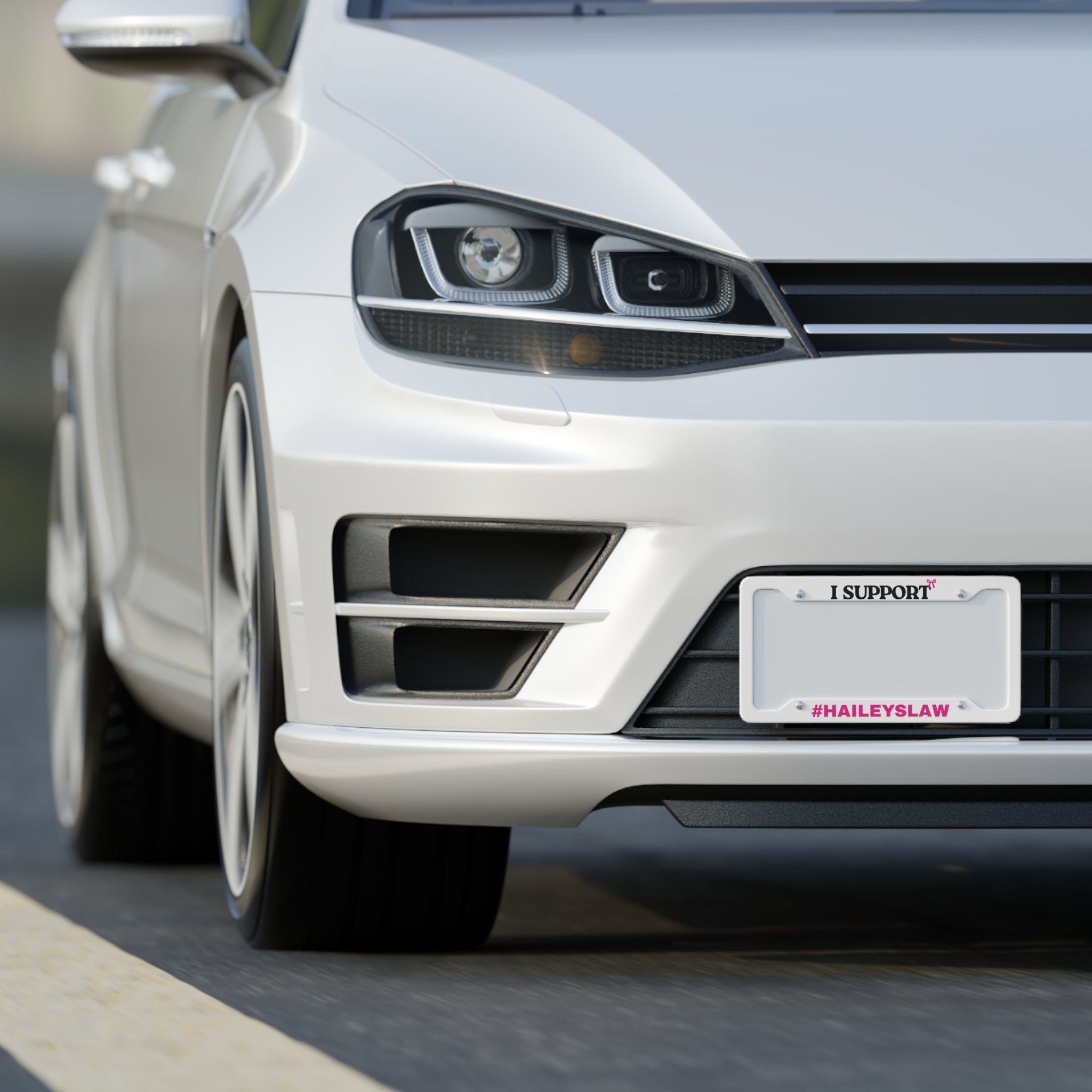 Support Hailey's Law - License Plate Frame