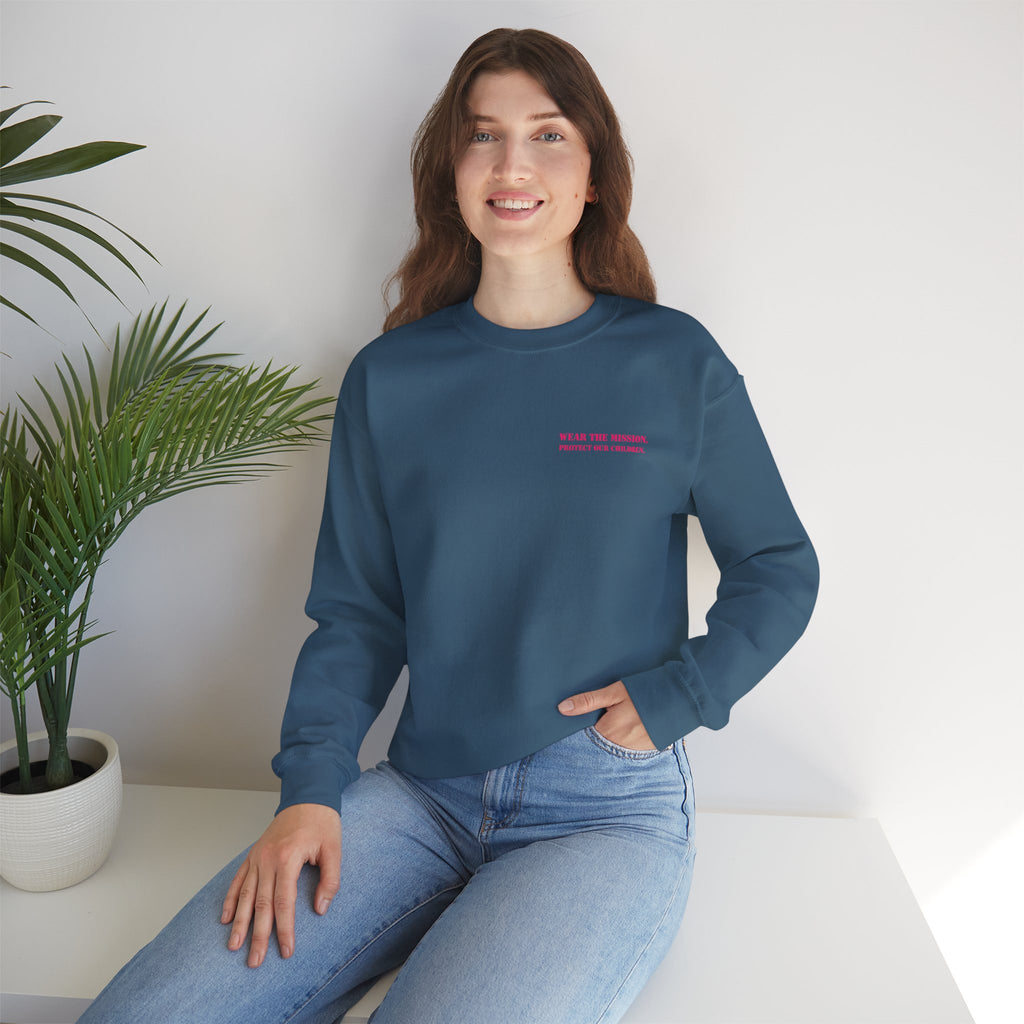 Wear the Mission Crewneck Sweatshirt