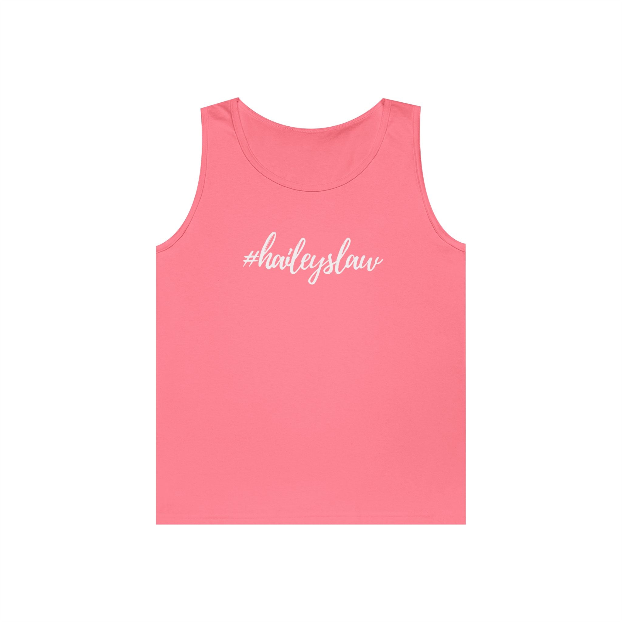 #haileyslaw Hashtag Tank Top