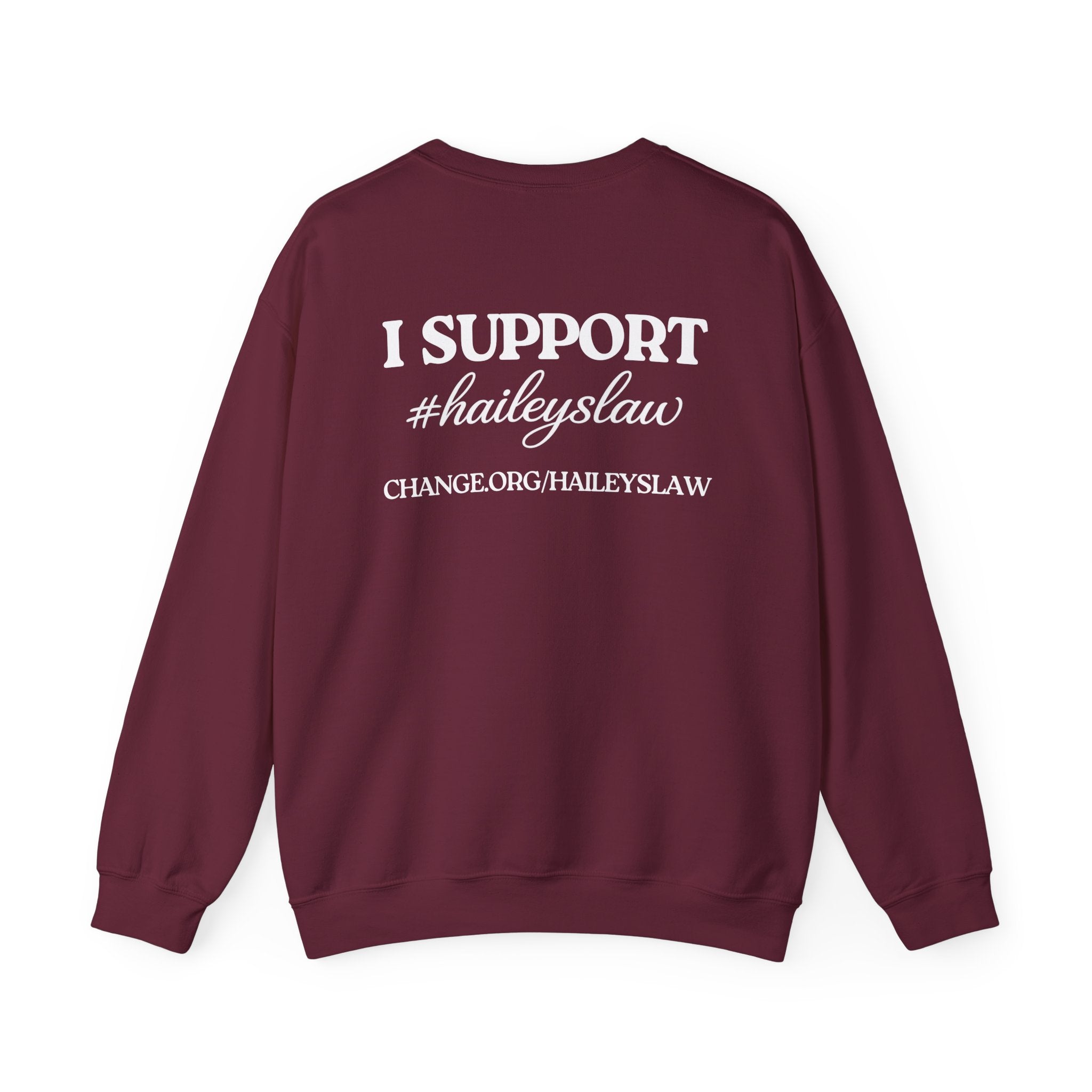 Hailey’s Army Dog Tag Crewneck Sweatshirt