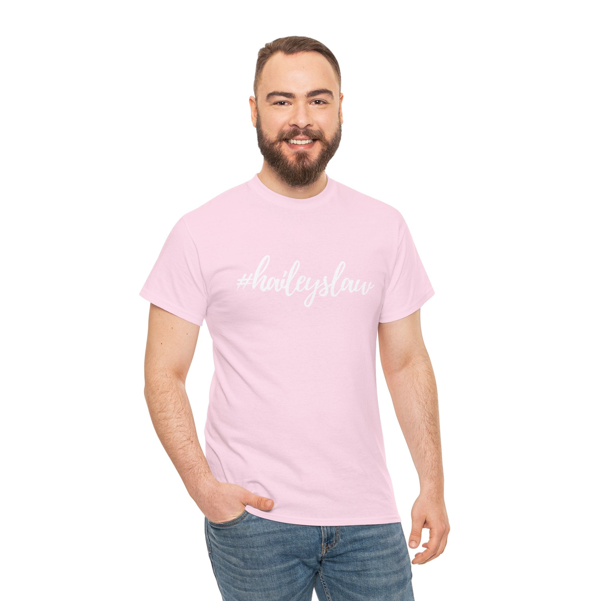 #haileyslaw Hashtag Tee