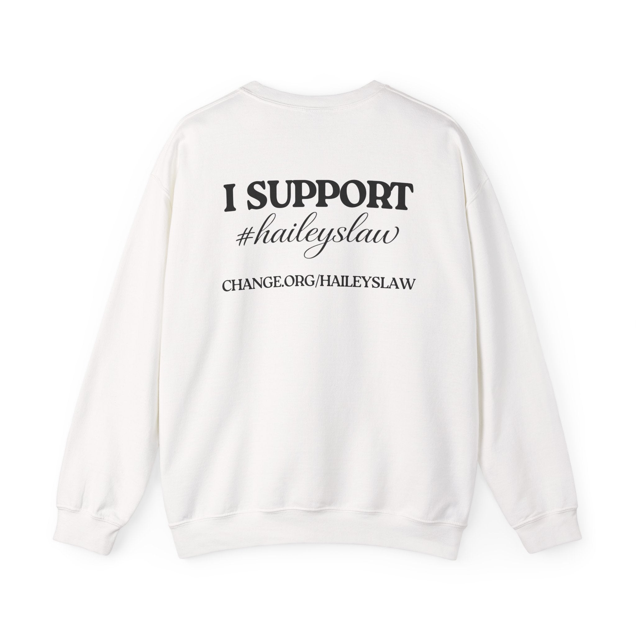 Hailey’s Army Dog Tag Crewneck Sweatshirt
