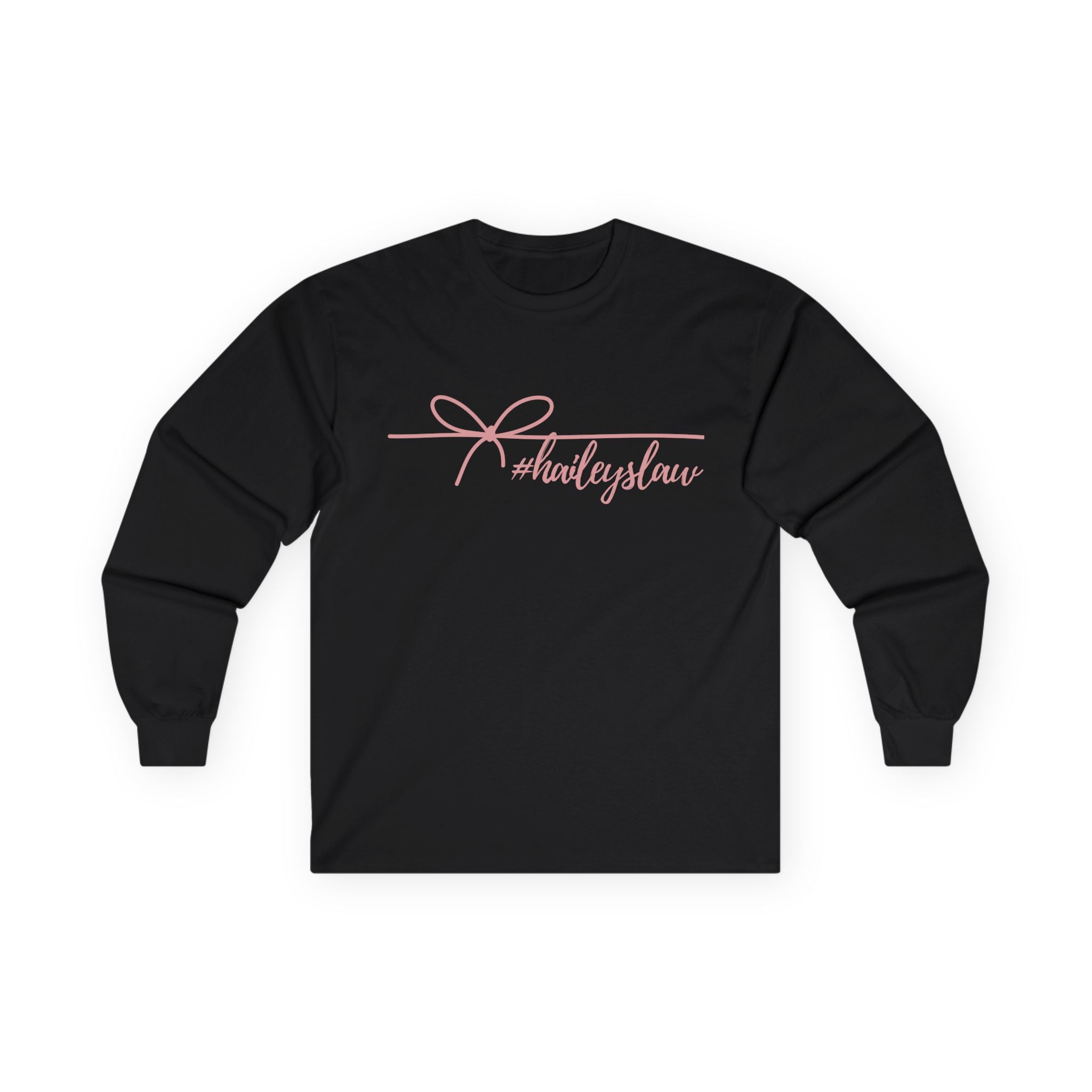 Hailey's Law Signature Script Long Sleeve Tee