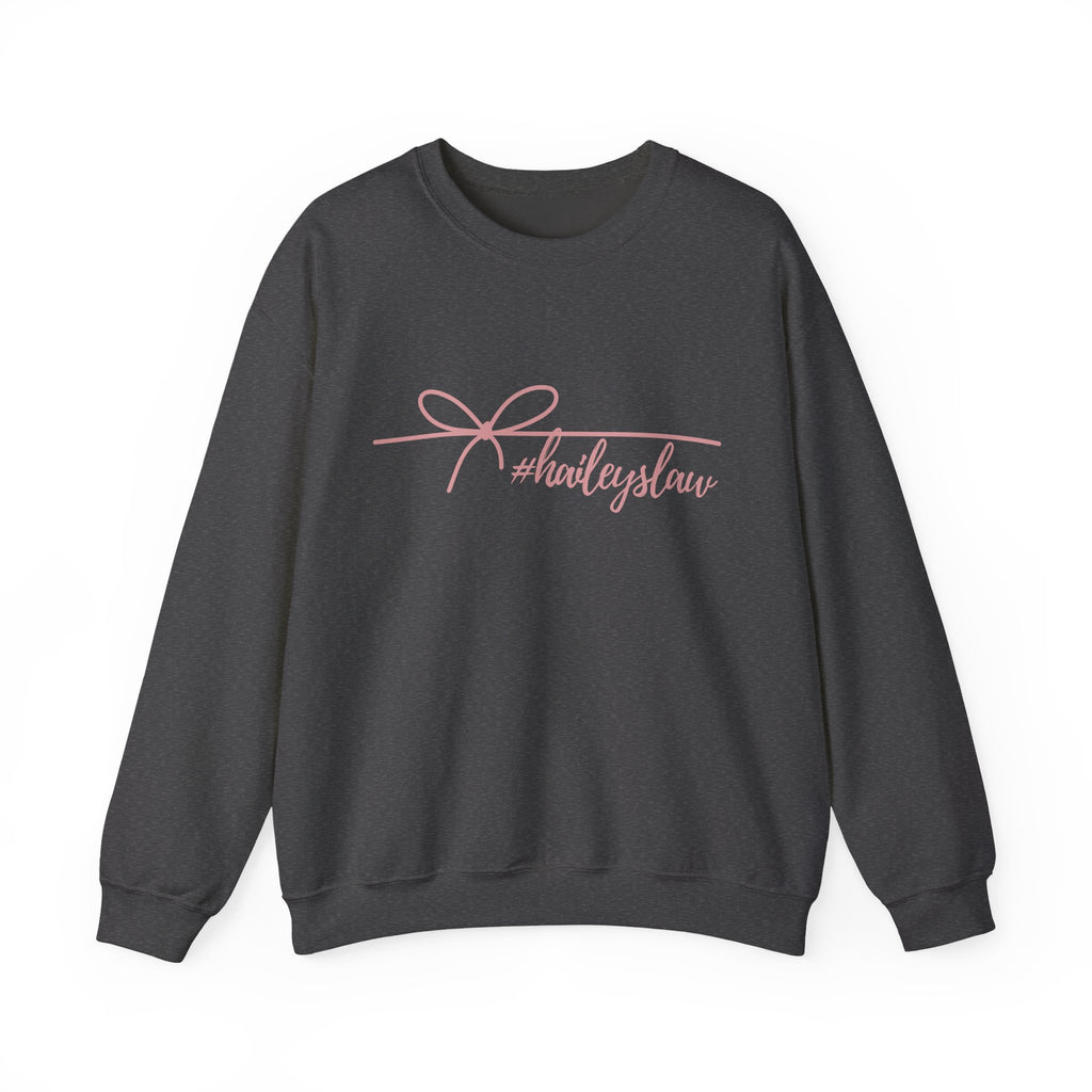 Hailey's Law Signature Script Crewneck Sweatshirt