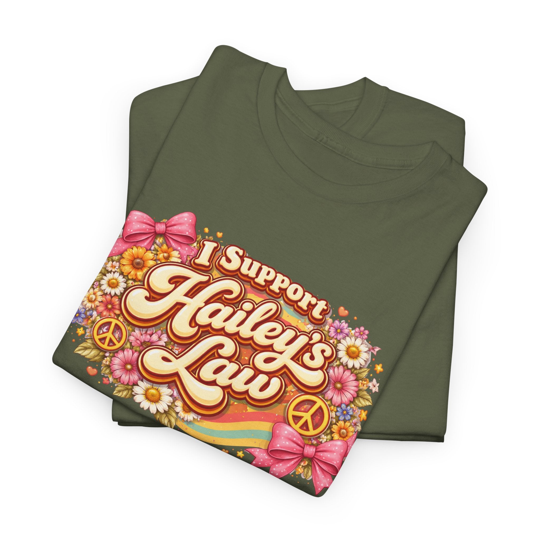 Retro Floral Support Tee