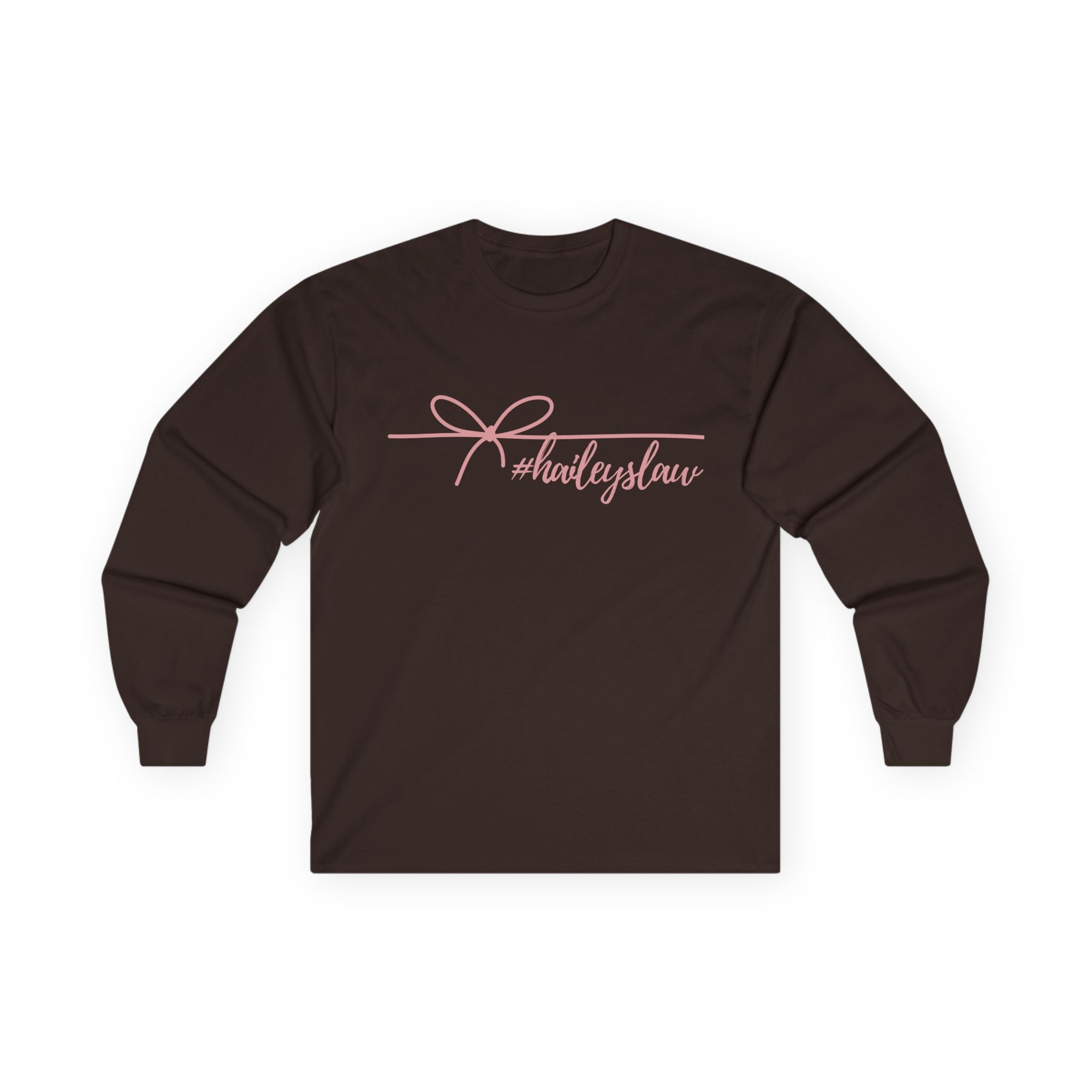Hailey's Law Signature Script Long Sleeve Tee