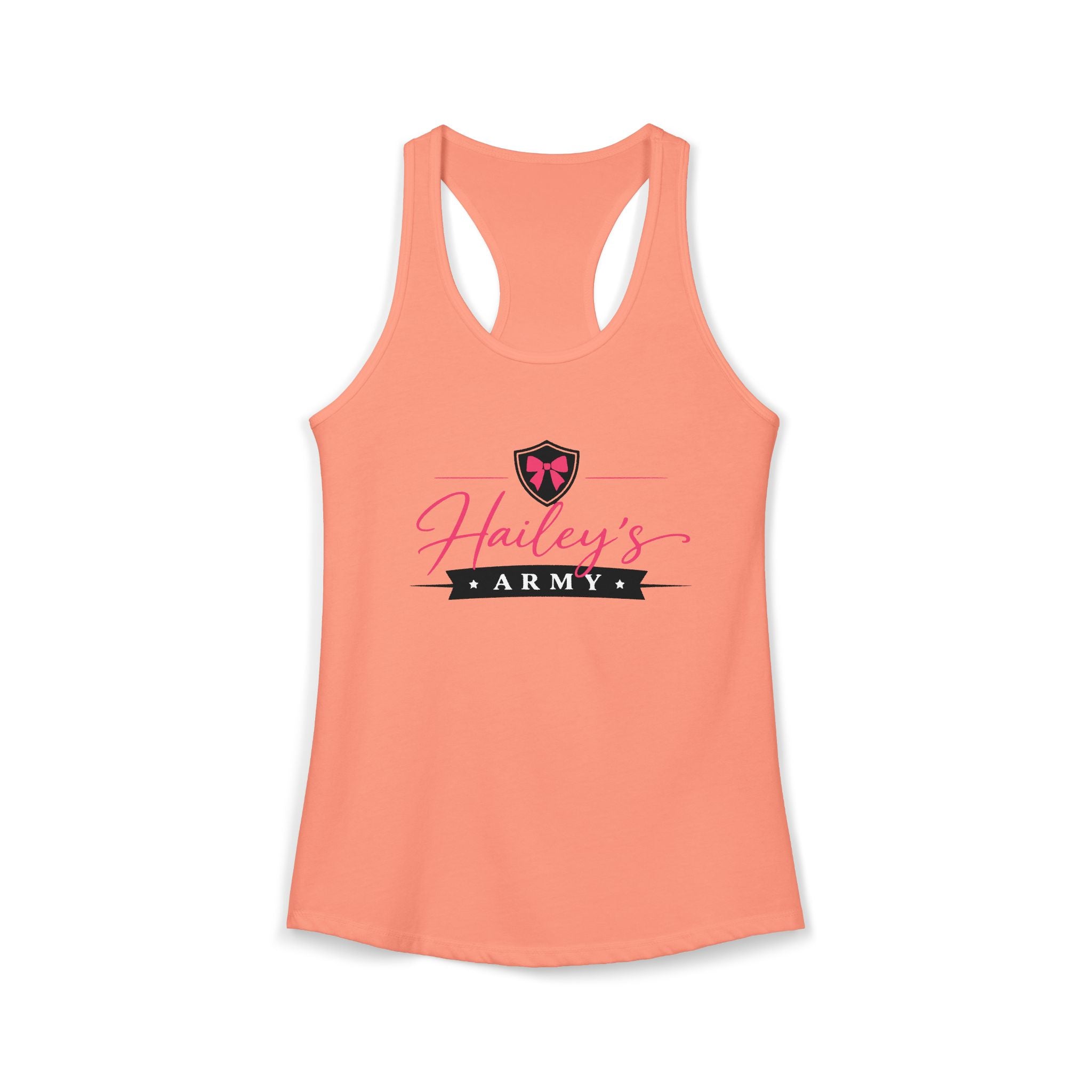 Hailey's Army Logo Racerback Tank