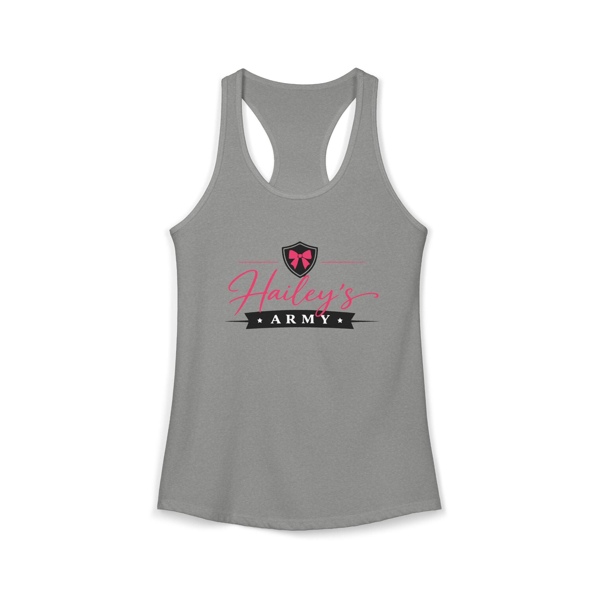 Hailey's Army Logo Racerback Tank