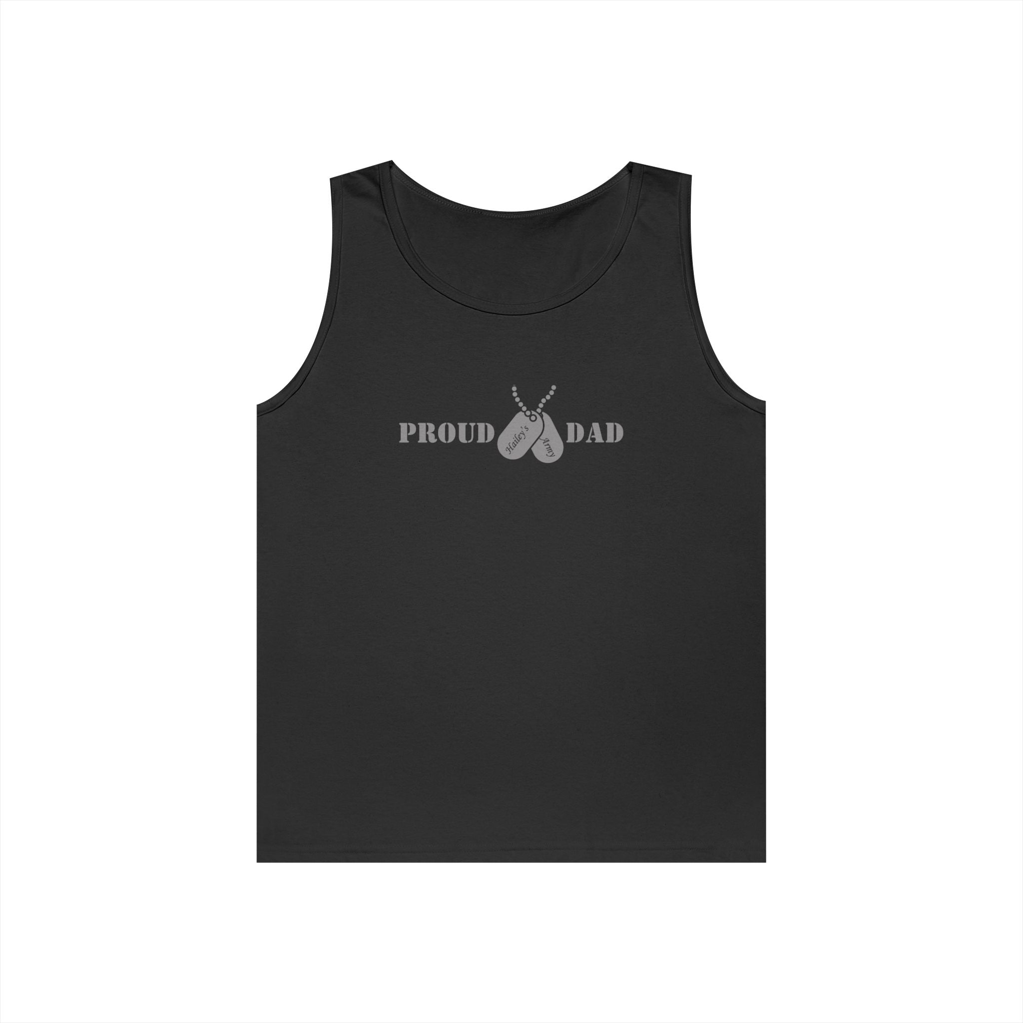 Proud Dad Dog Tag Tank
