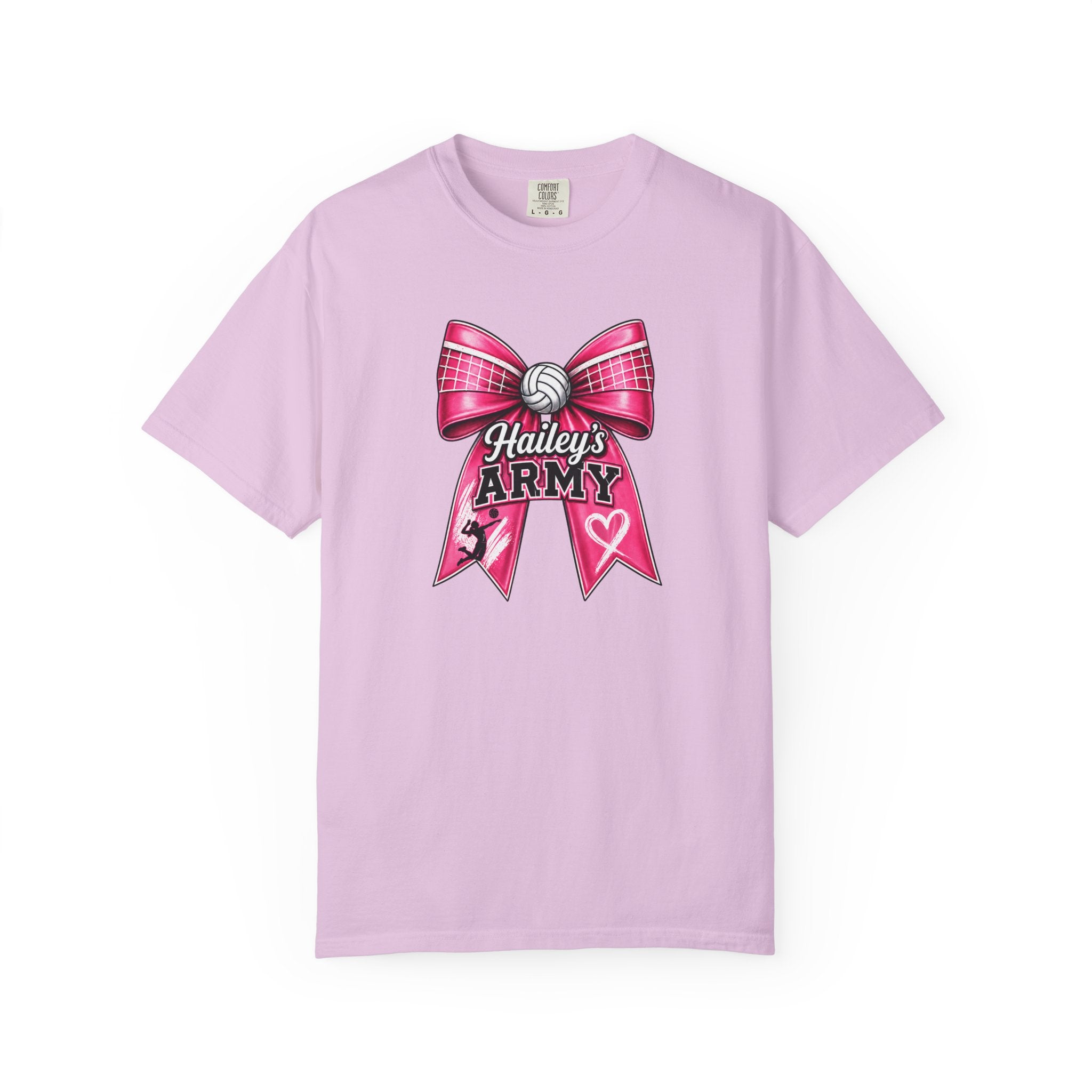 Hailey's Army Volleyball Bow Tee