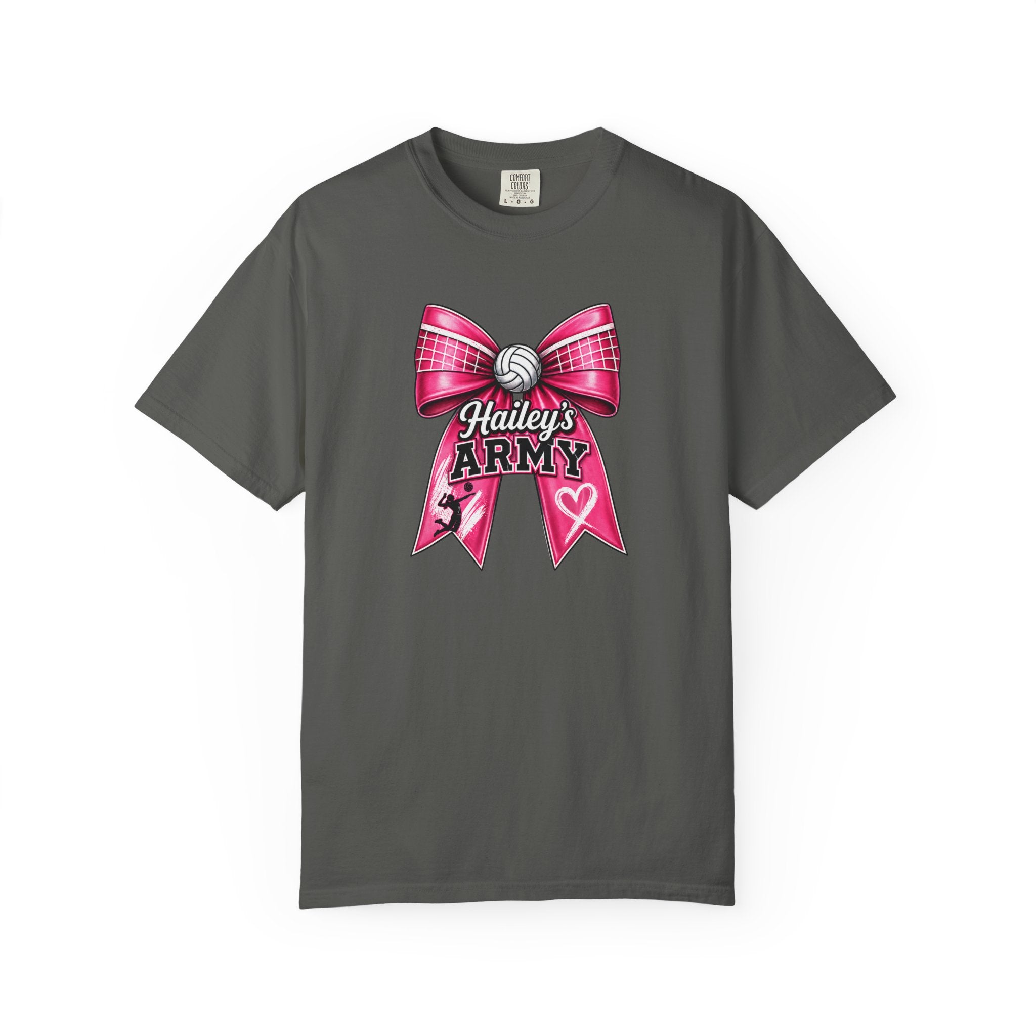 Hailey's Army Volleyball Bow Tee
