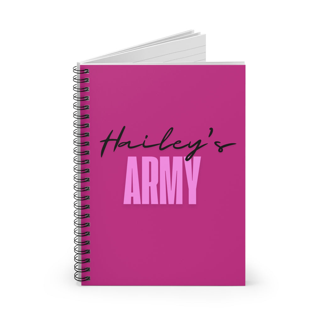Hailey's Army Spiral Notebook
