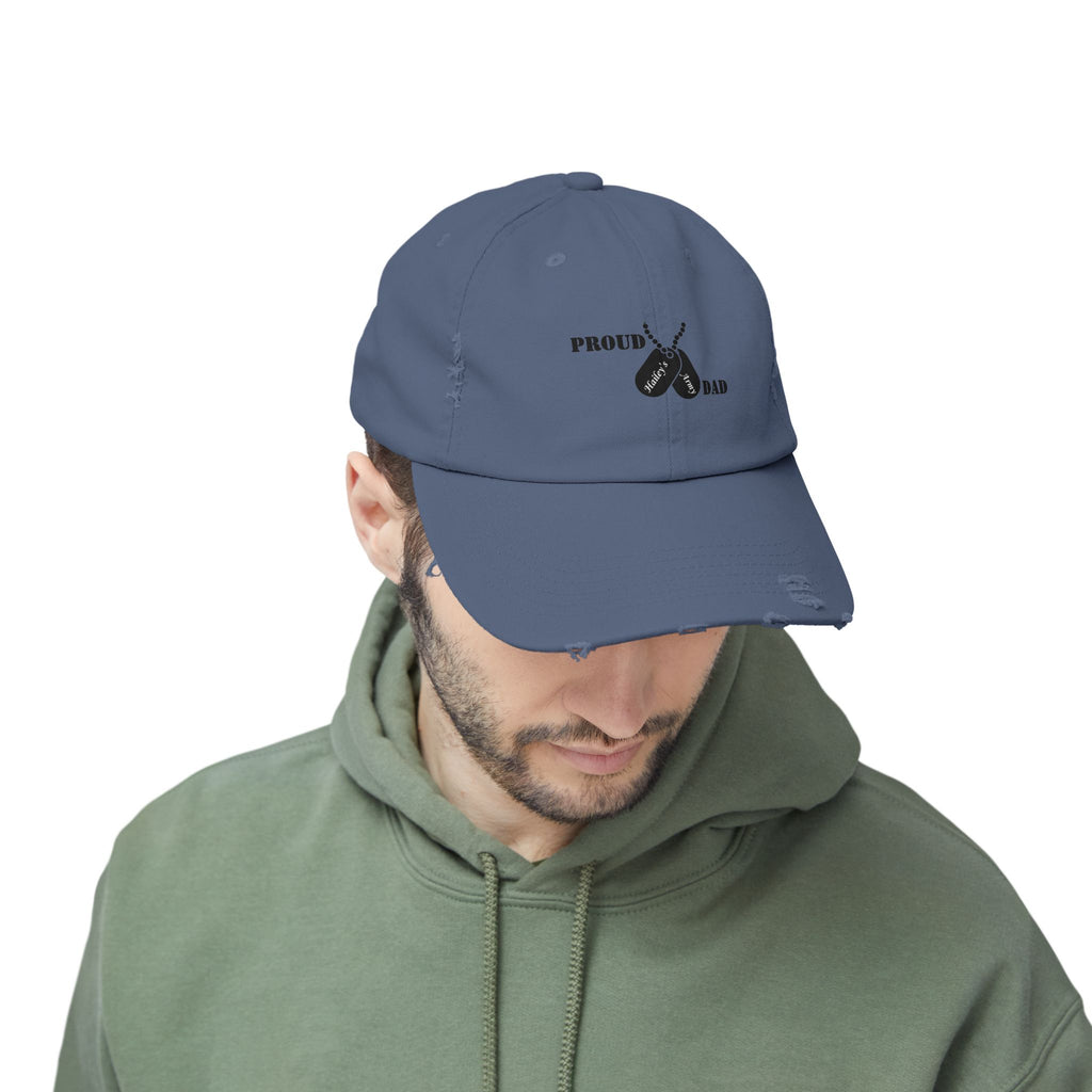Proud Dad Dog Tag Hat