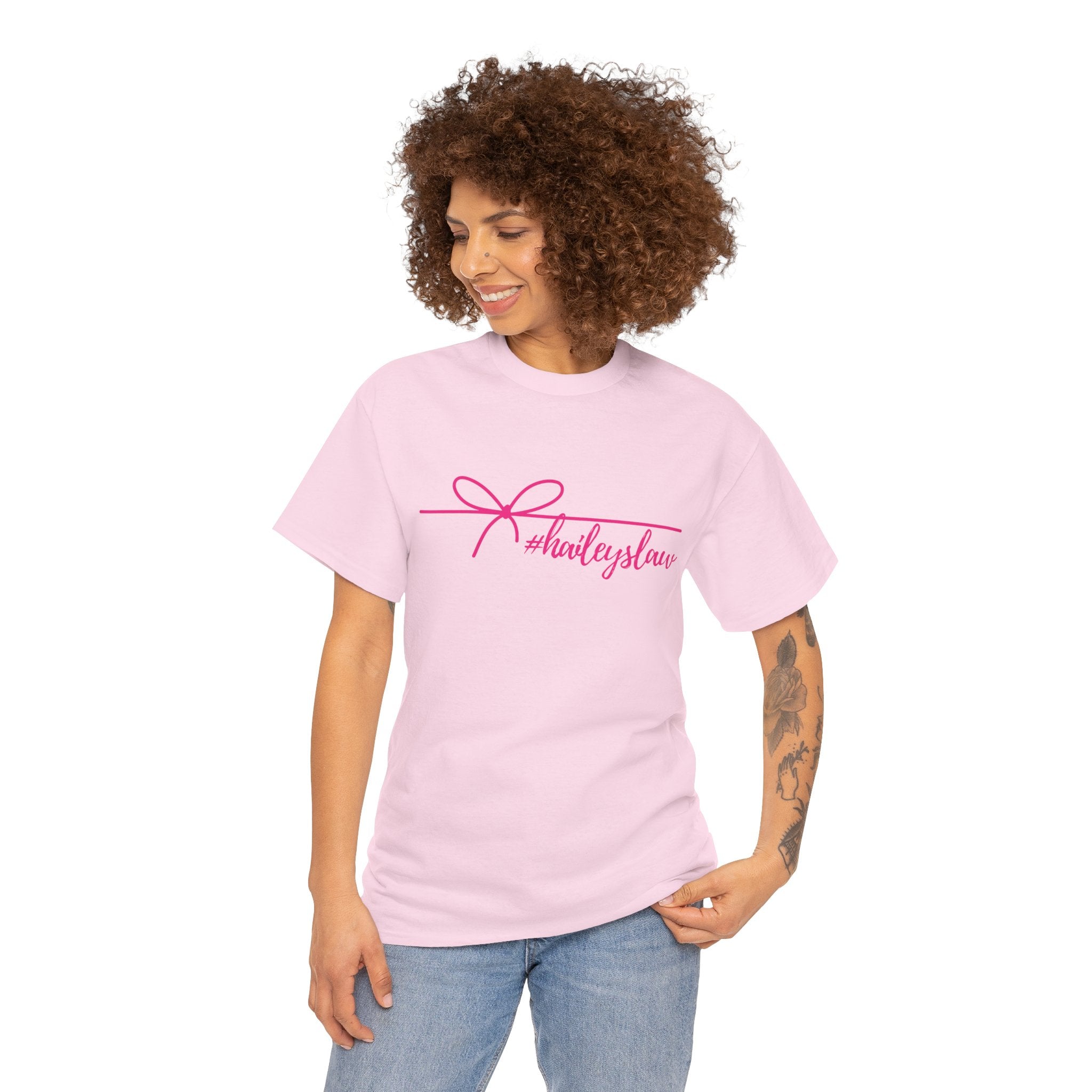 Hailey's Law Signature Script Tee