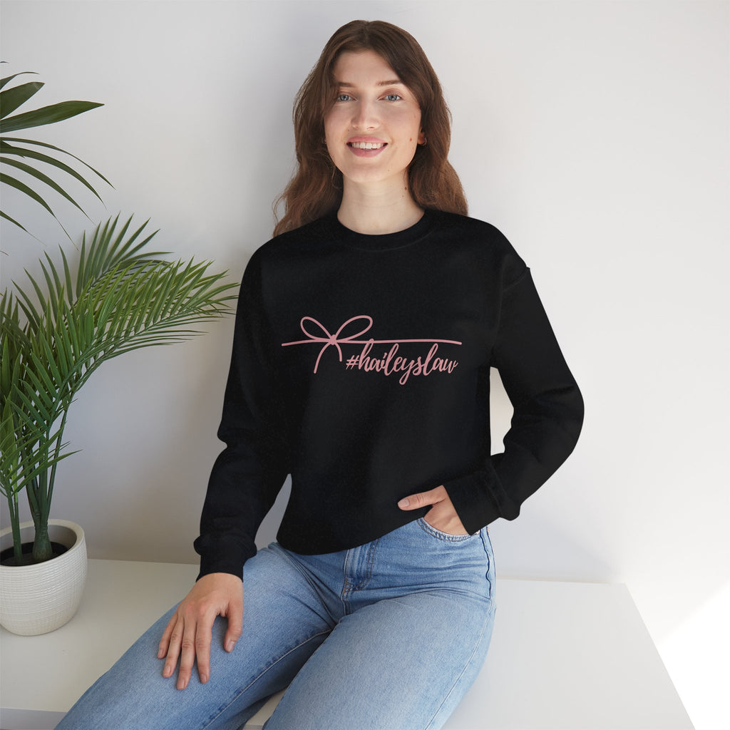 Hailey's Law Signature Script Crewneck Sweatshirt
