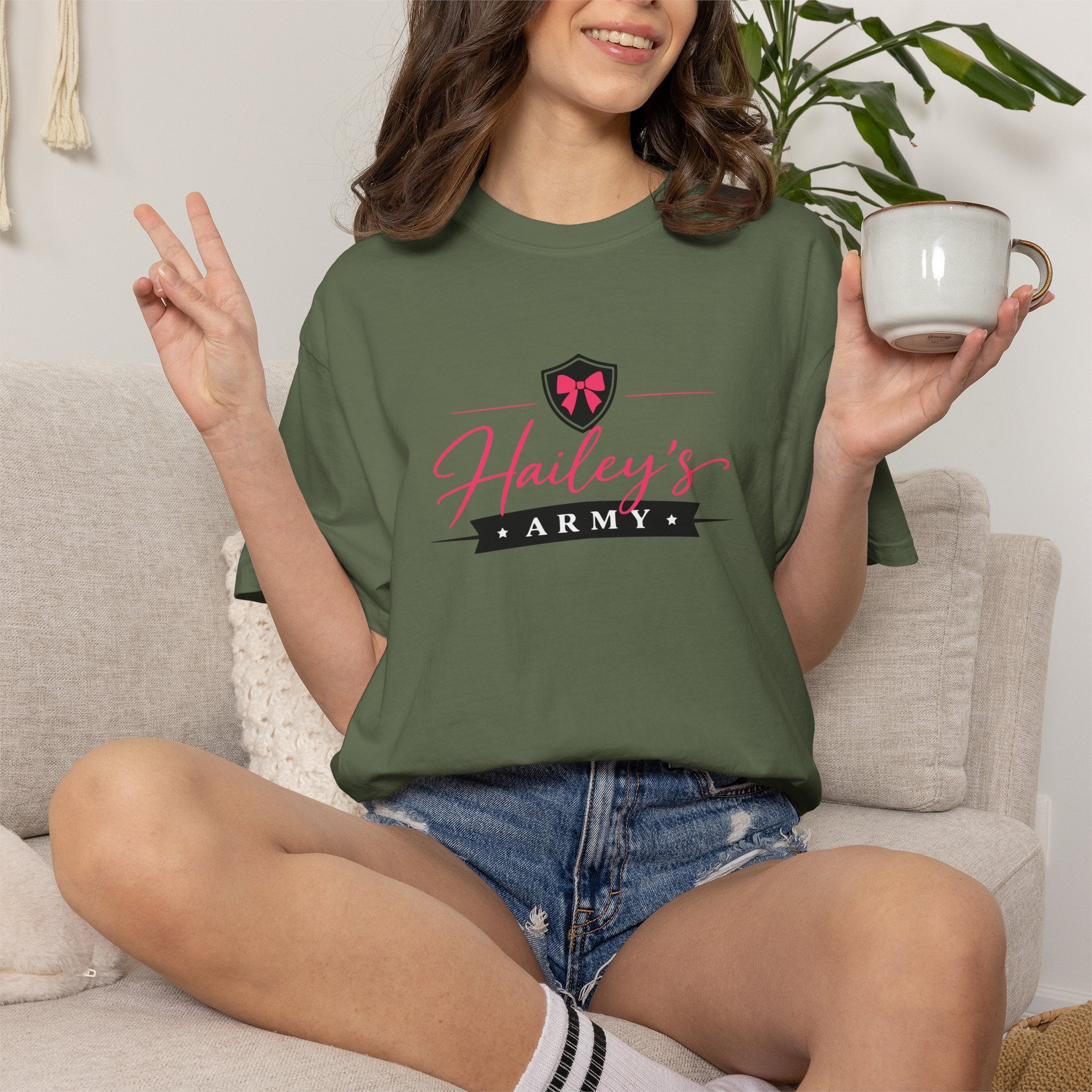 Hailey’s Army Logo Tee