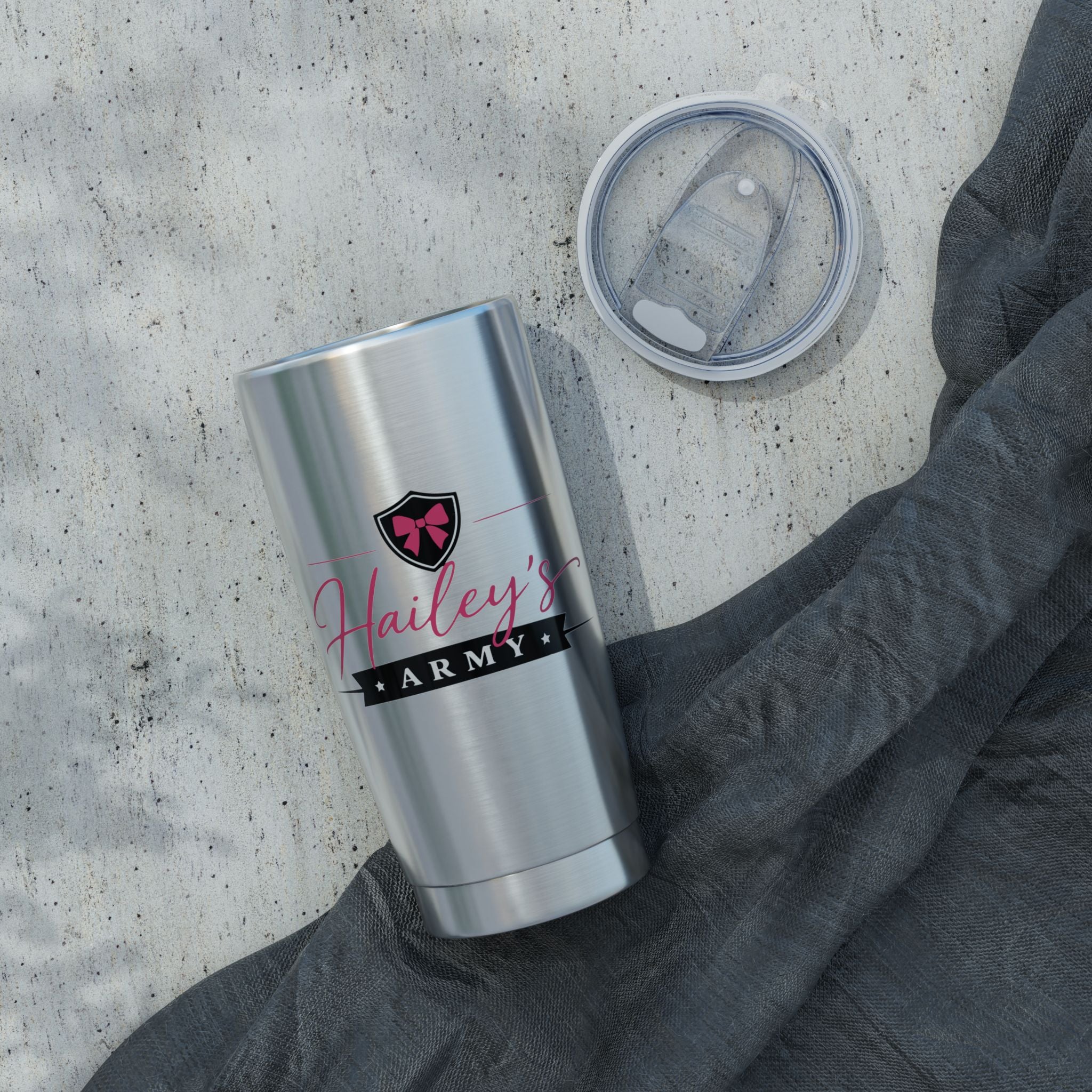 Hailey's Army Stainless Steel Tumbler